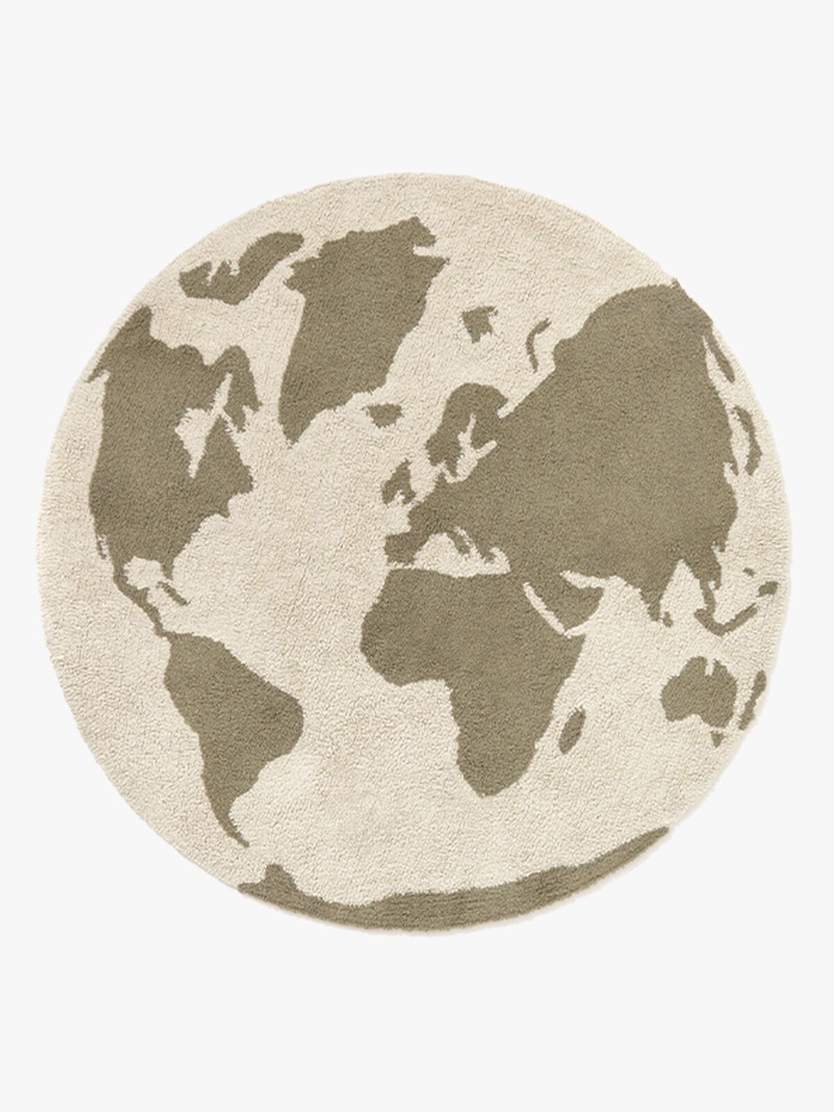 Lorena Canals RugCycled Waschbarer Teppich, World Map