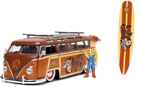Jada Toys  Disney Toy Story VW-Bus mit Woody-Figur 1:24