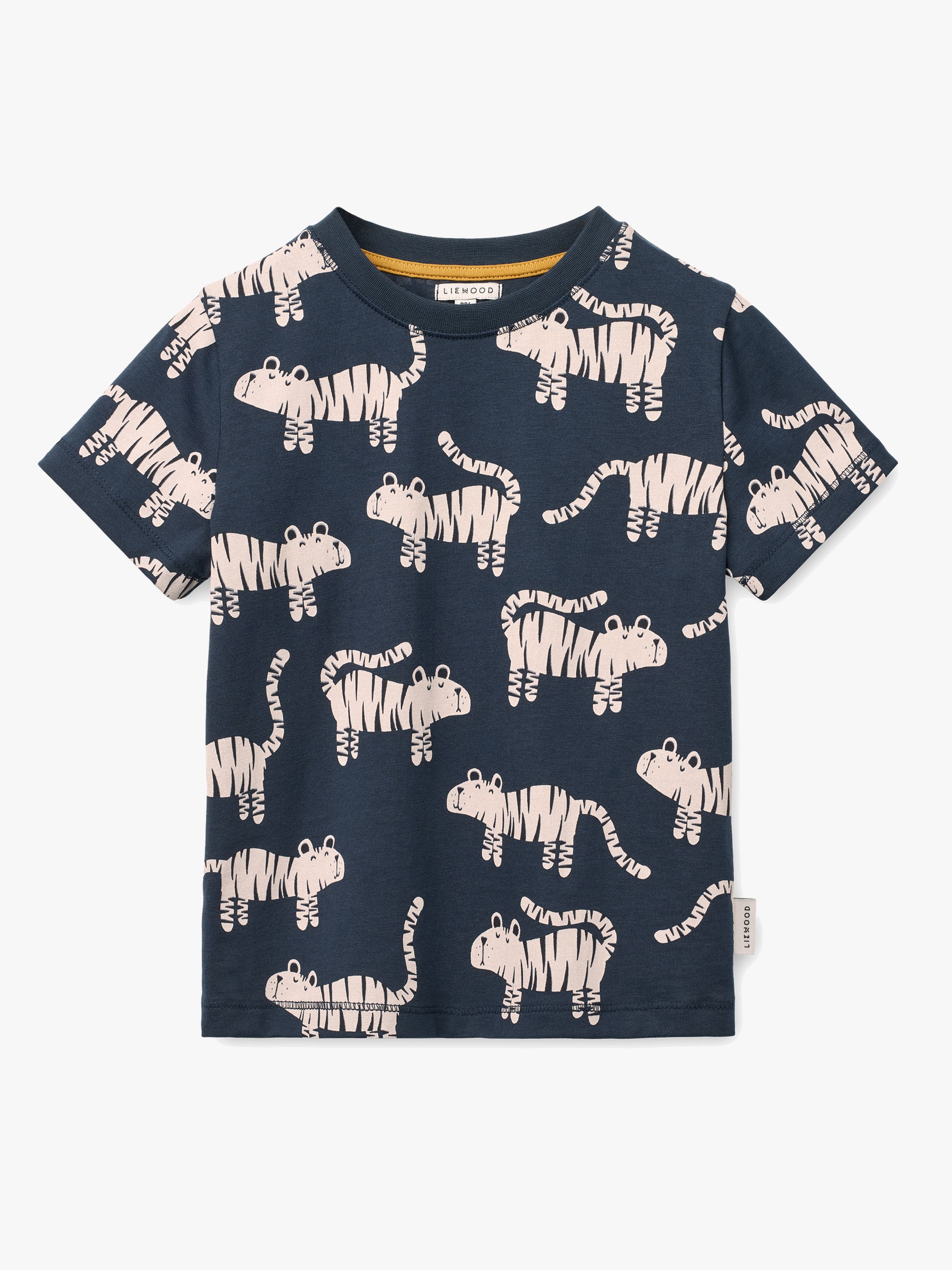 Francis T-Shirt, Tiger / Classic Navy, 110-116