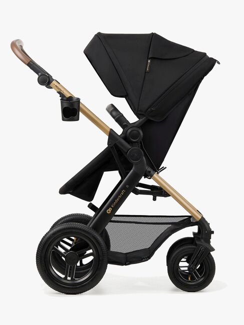 Kinderkraft MOOV 2 4-in-1 Air Kombikinderwagen, Pure Black