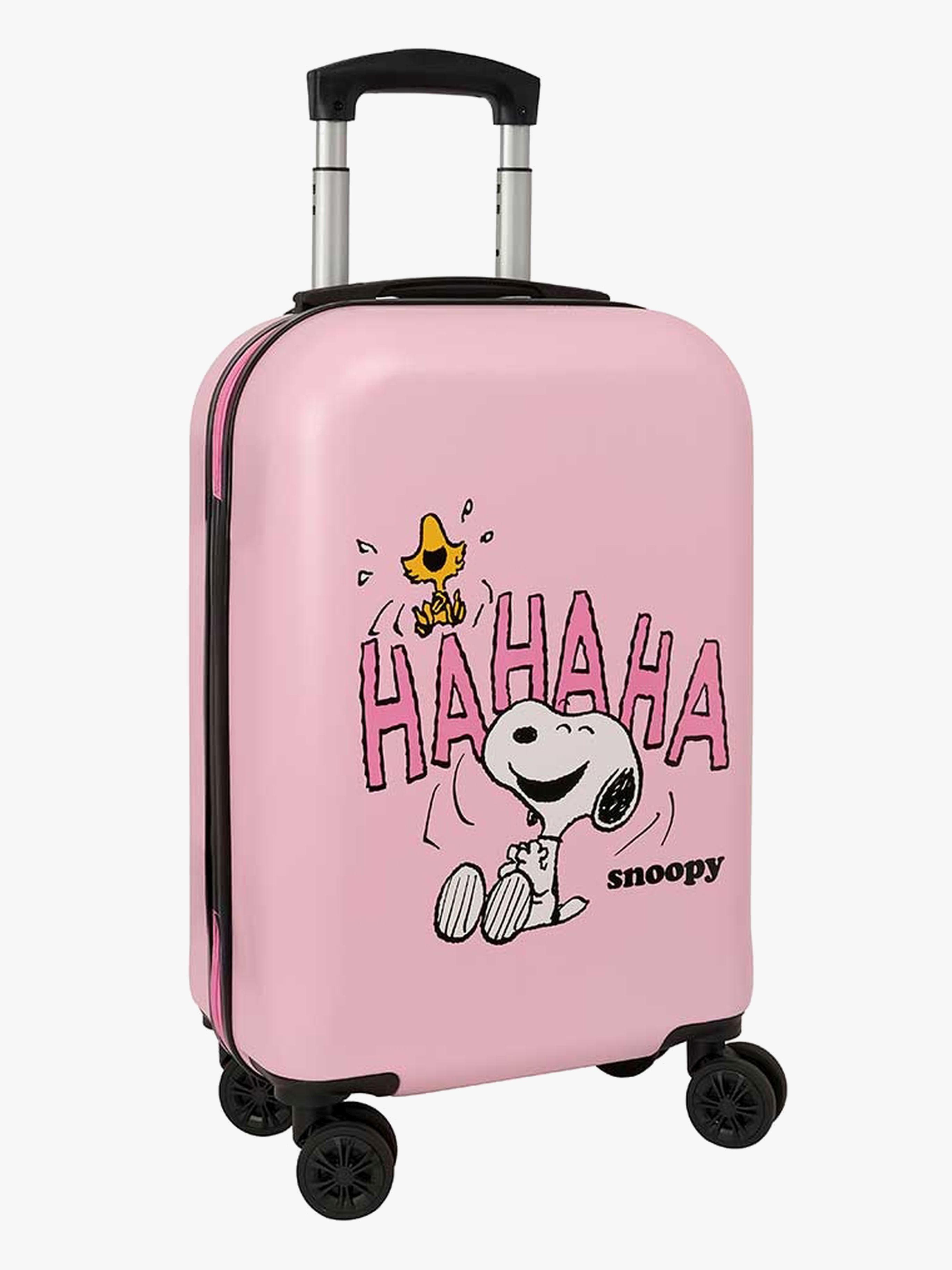 Snoopy Handgepäck Reisekoffer 38L, Rosa