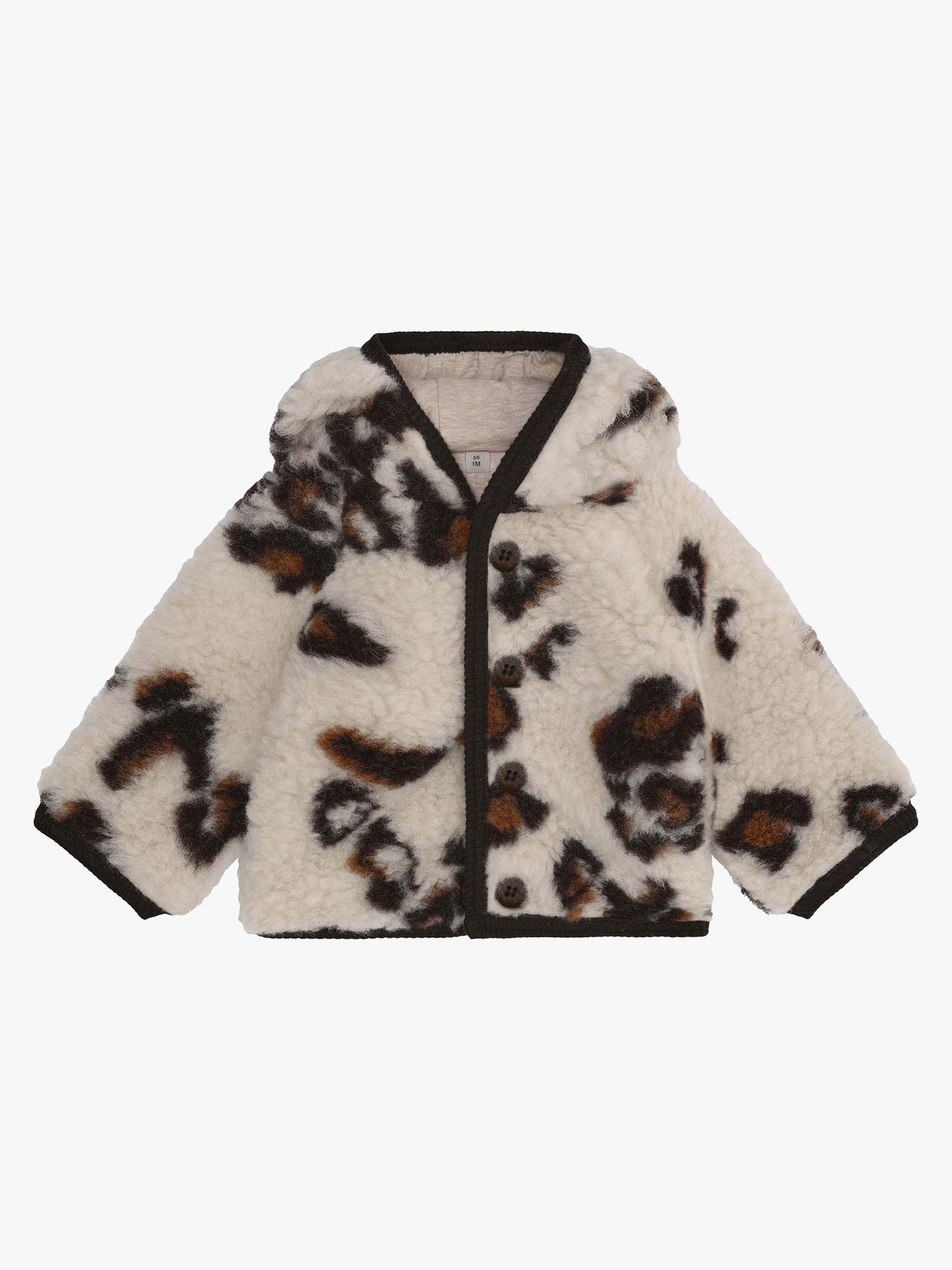 HUTTEliHUT Wolljacke Teddy, Cement, 74