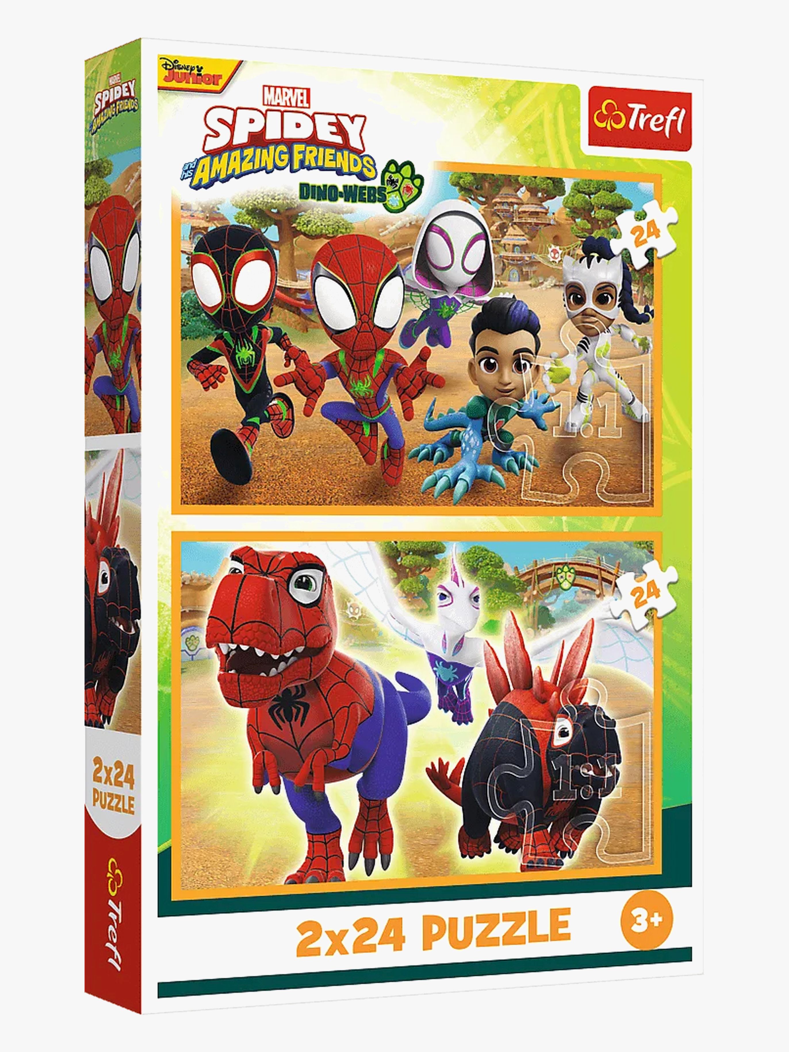 Trefl Spidey &  Dinosaurs Puzzles 2x24 Teile