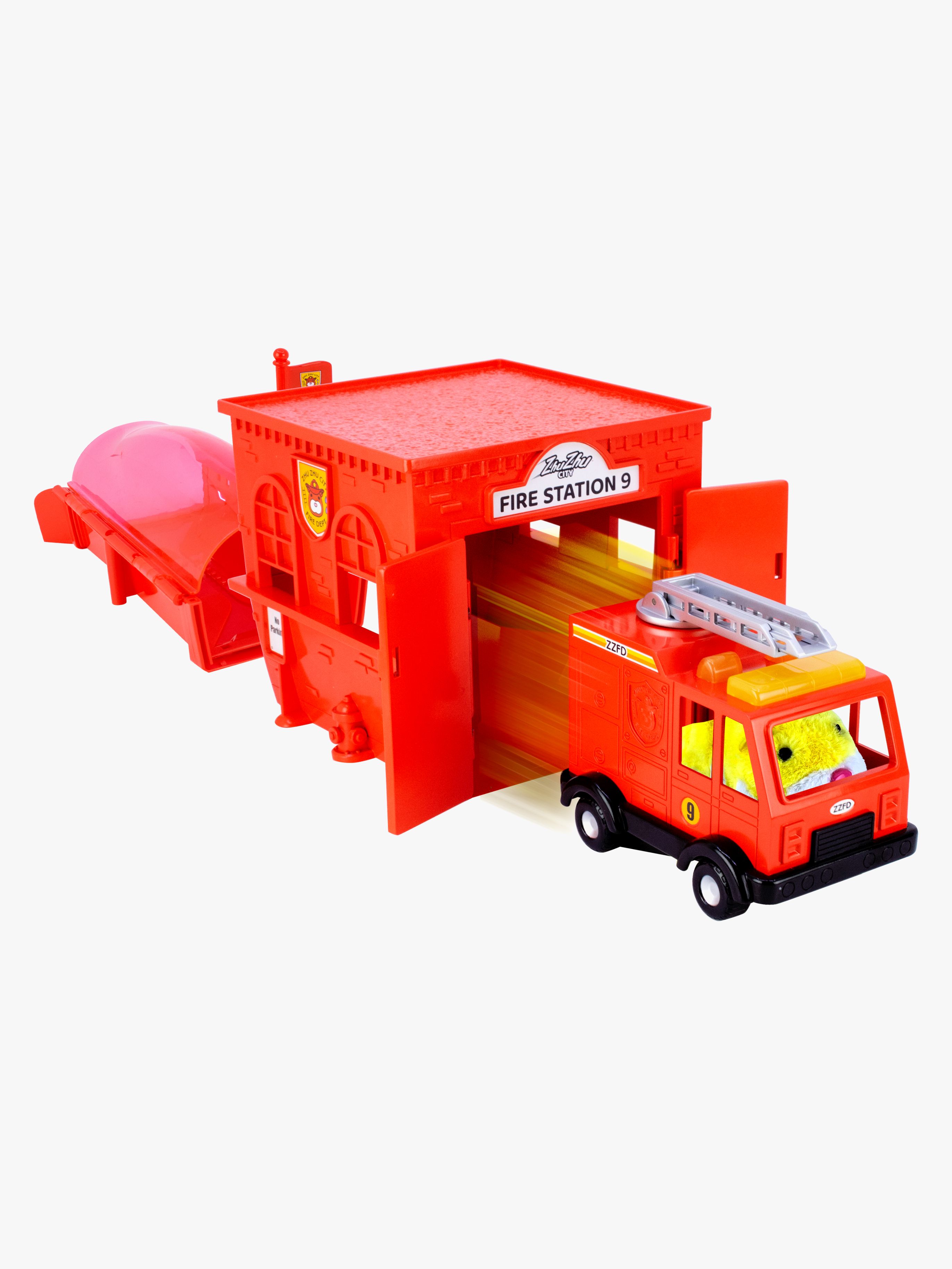 Zhu Zhu City Hamster Feuerwehrauto Spielset