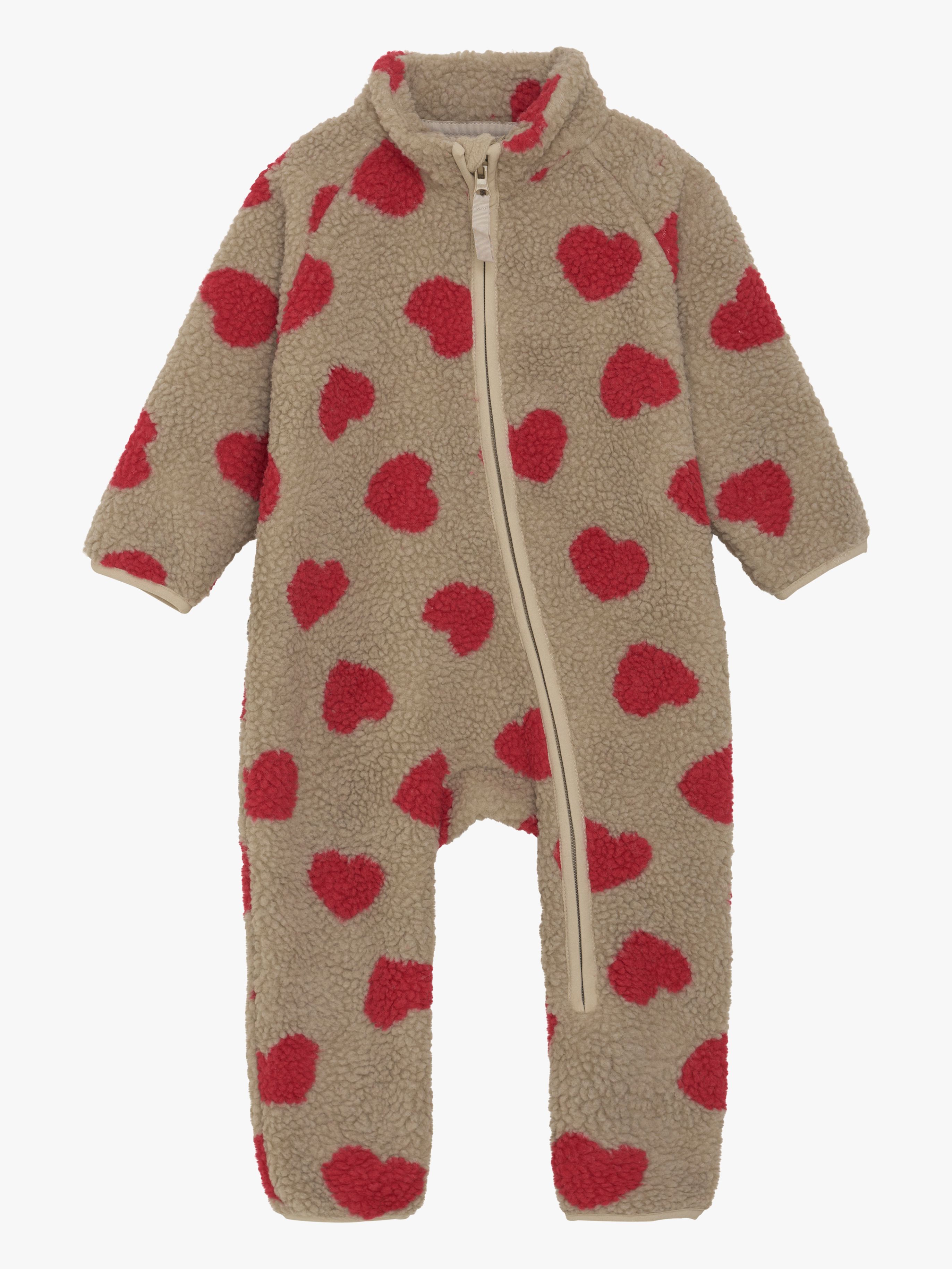 CeLaVi Teddy Fleece-Overall, Cayenne, 70