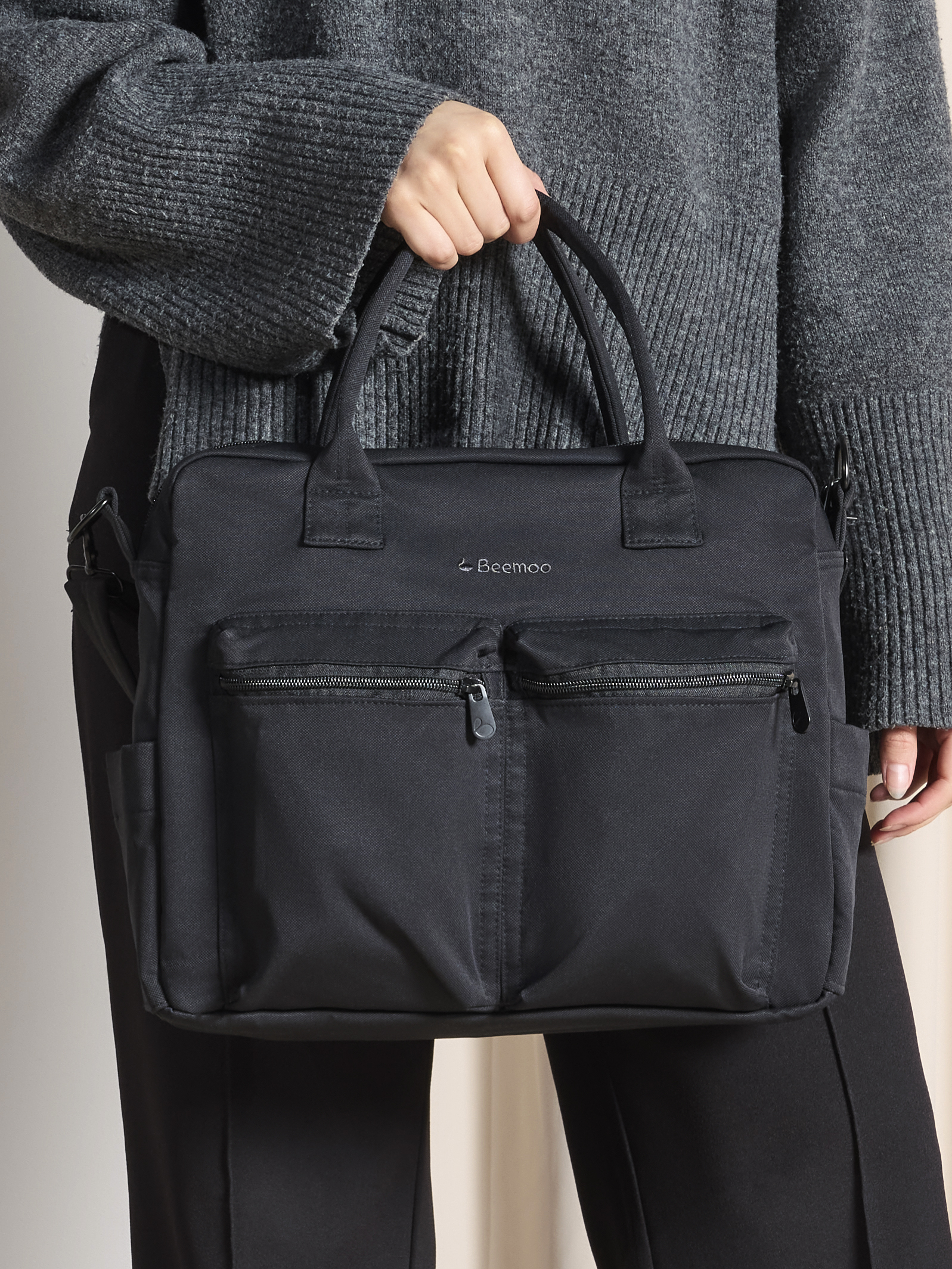 Beemoo Pro Wickeltasche, Coffee Black