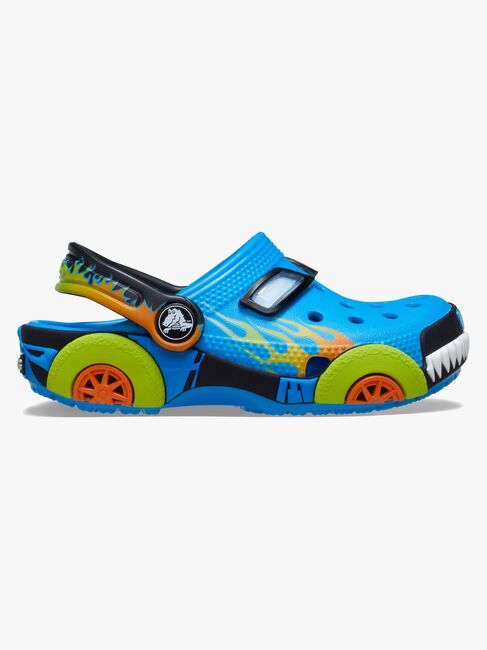 Crocs Classic IAM Monster Truck Kids Sandalen, Neon Ocean
