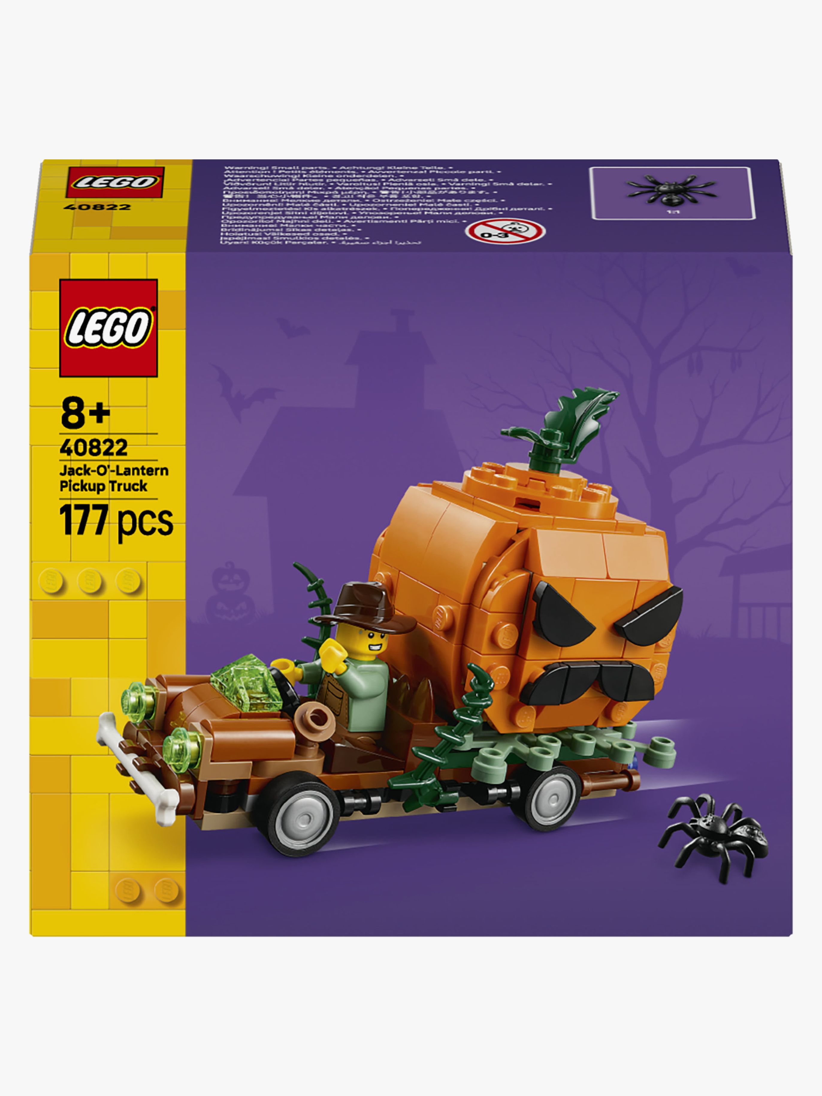LEGO Iconic 40822 Pickup mit Halloweenkürbis