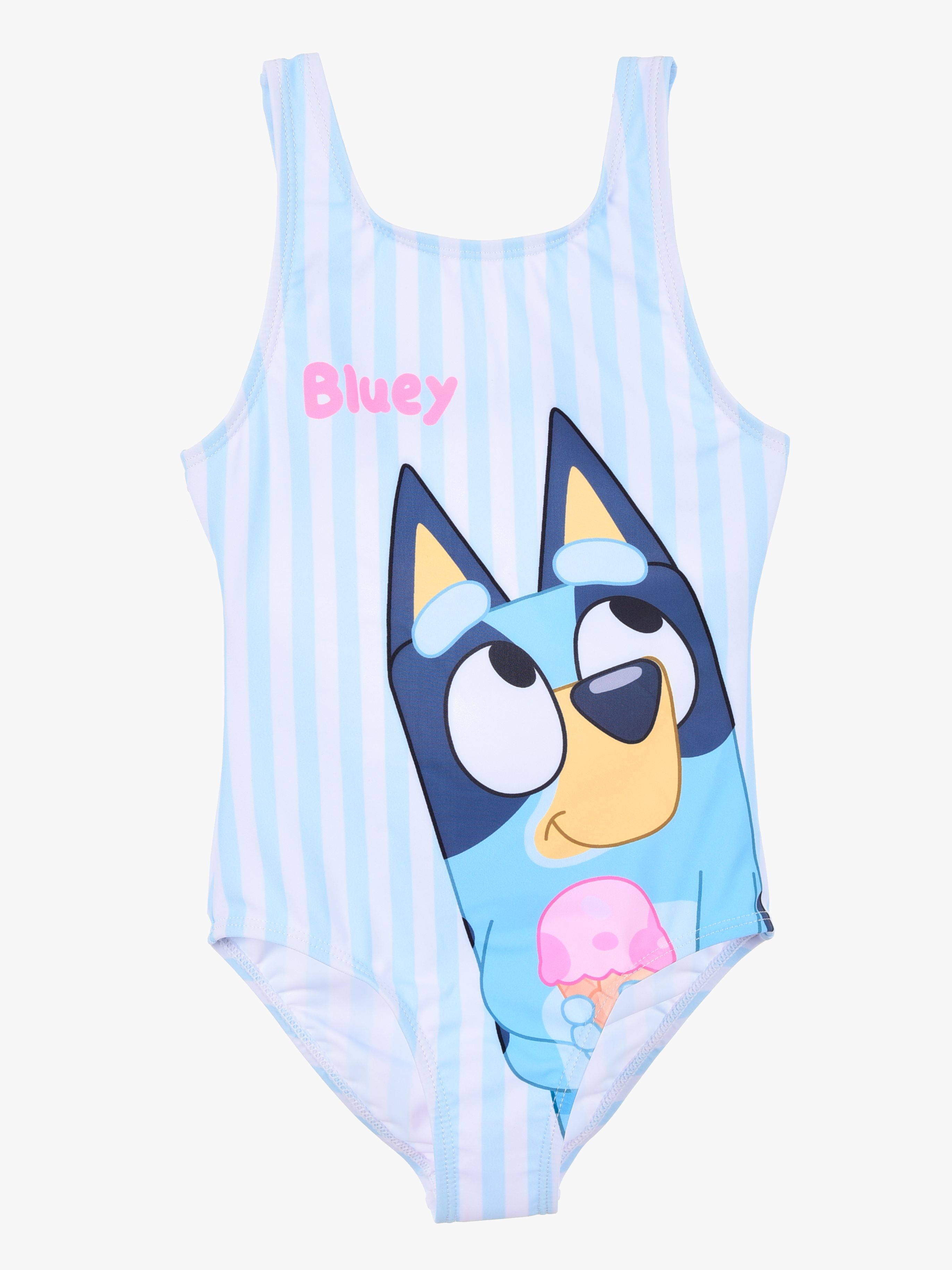 Bluey Badeanzug, Hellblau, 104-110
