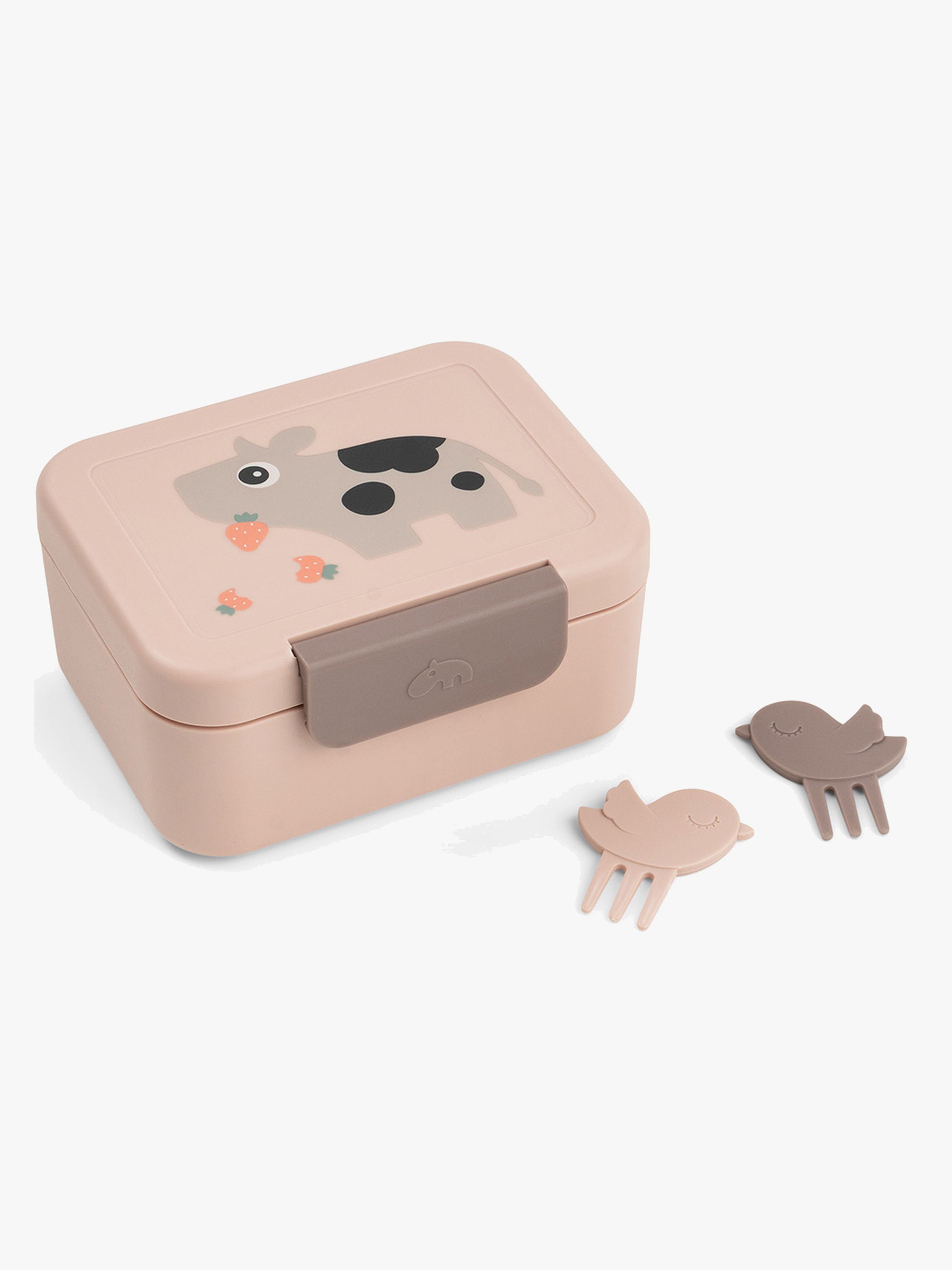 Done By Deer Tiny Farm Brotdose mit Snack Picks, Powder