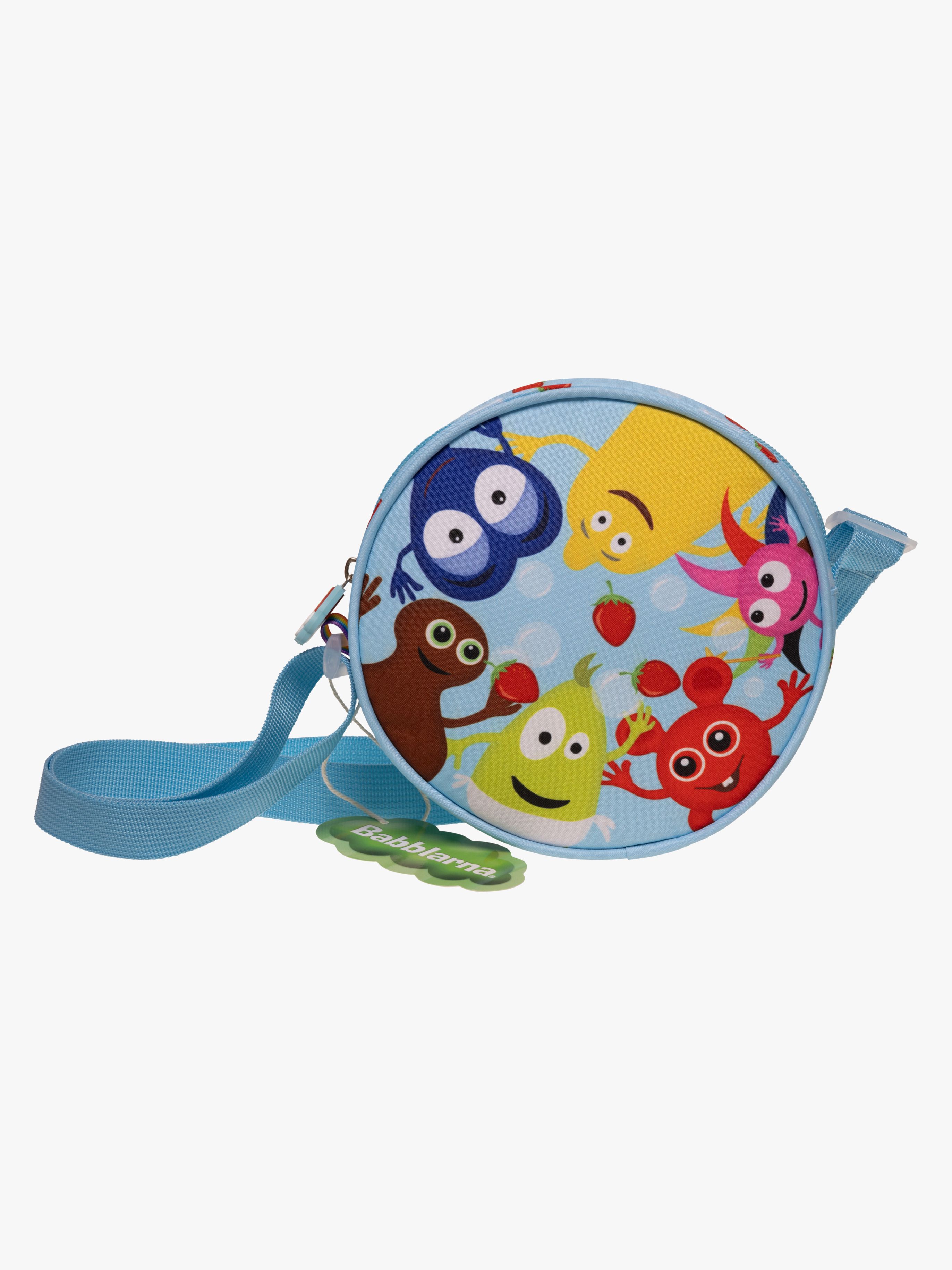 Kleine Runde Tasche, Blau