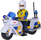 Feuerwehrmann Sam Polizeimotorrad mit Figur
