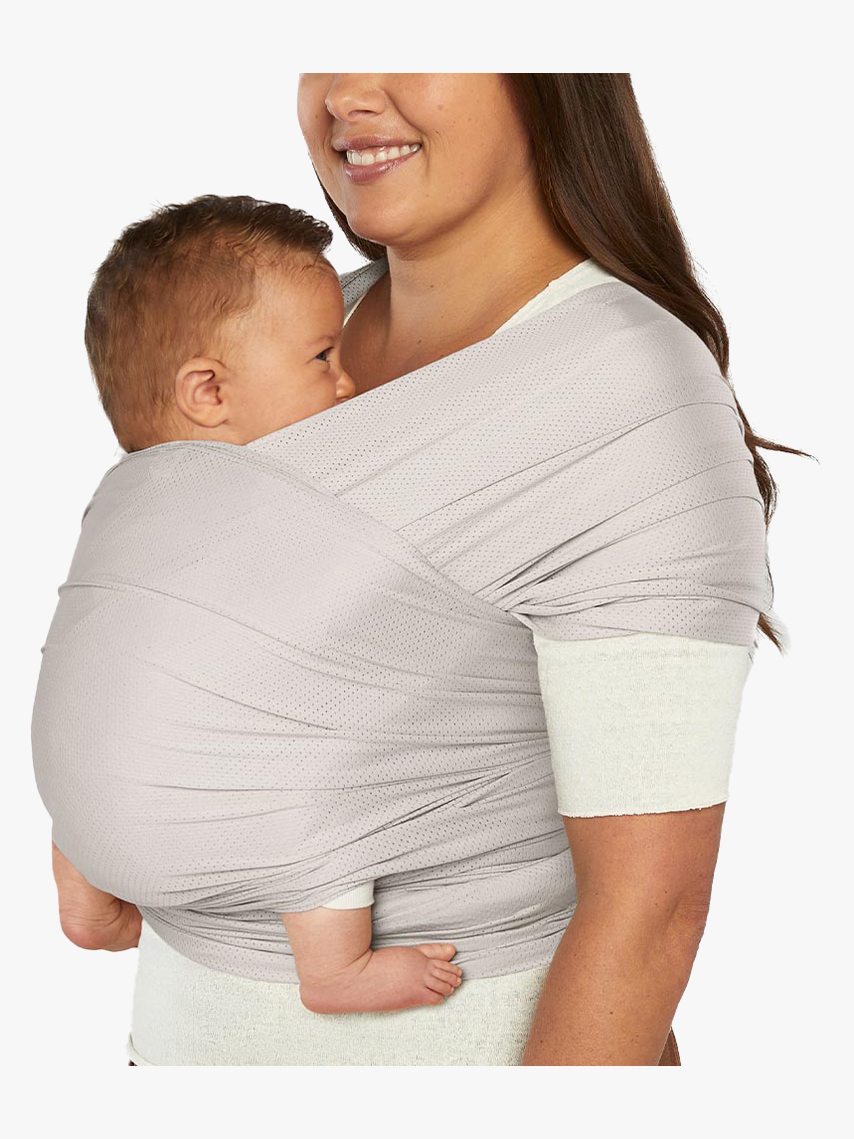 Ergobaby Aura Wrap Mesh Tragetuch, Soft Grey