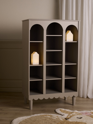 Alice & Fox Dune Dekoratives Bücherregal, Greige