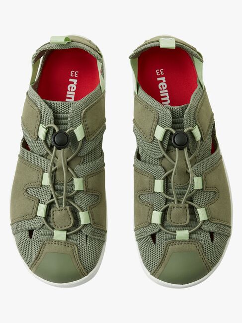 Reima Valoa Barefoot Sandalen, Greyish Green