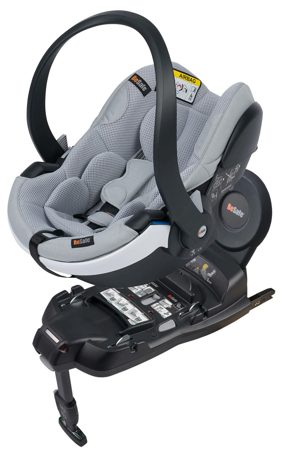 BeSafe iZi Go Modular X2 Babyschale inkl. Basis, Peak Mesh