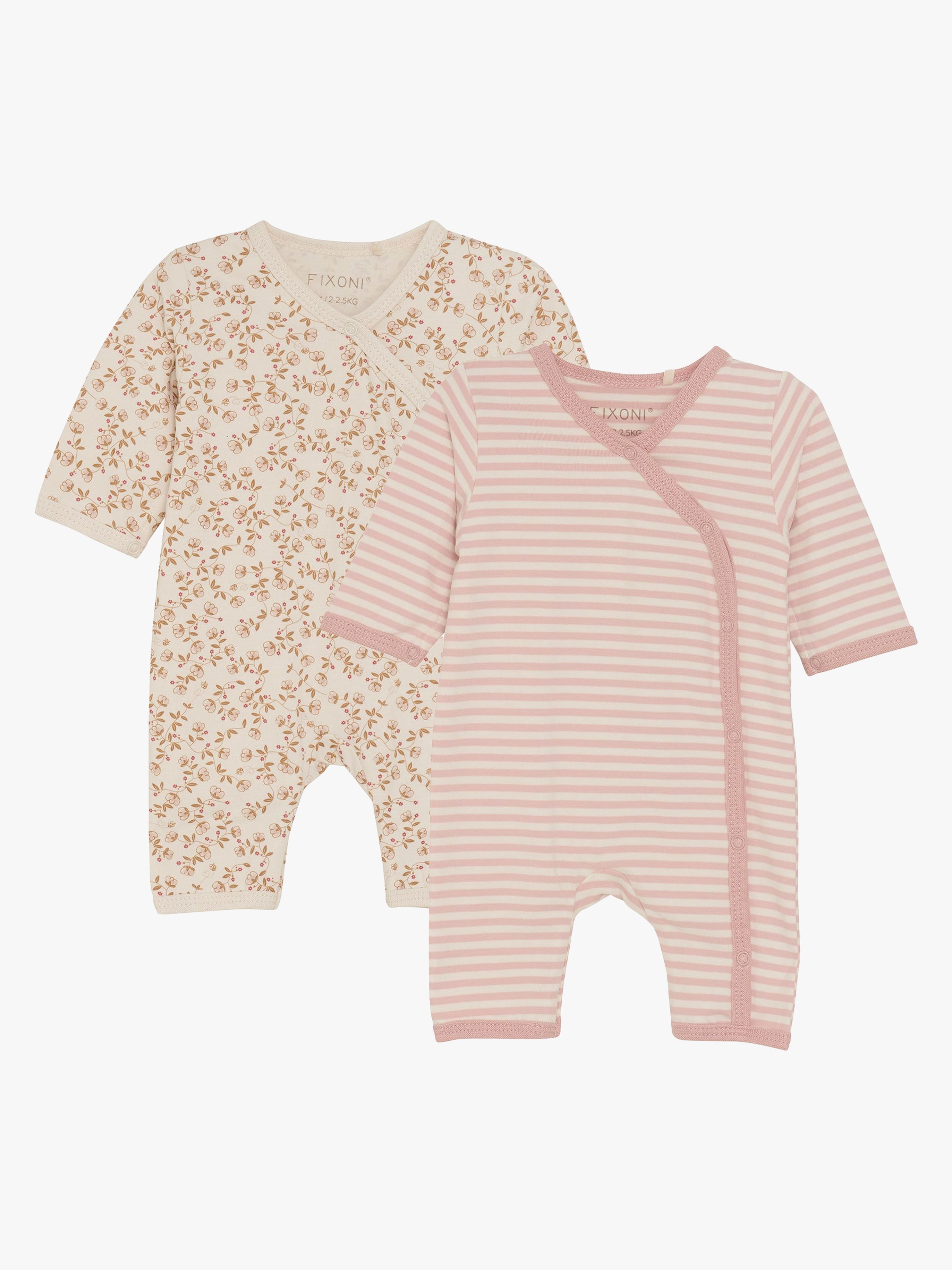Fixoni Frühchen Pyjamas 2er-Pack Gr. 32, Rosa