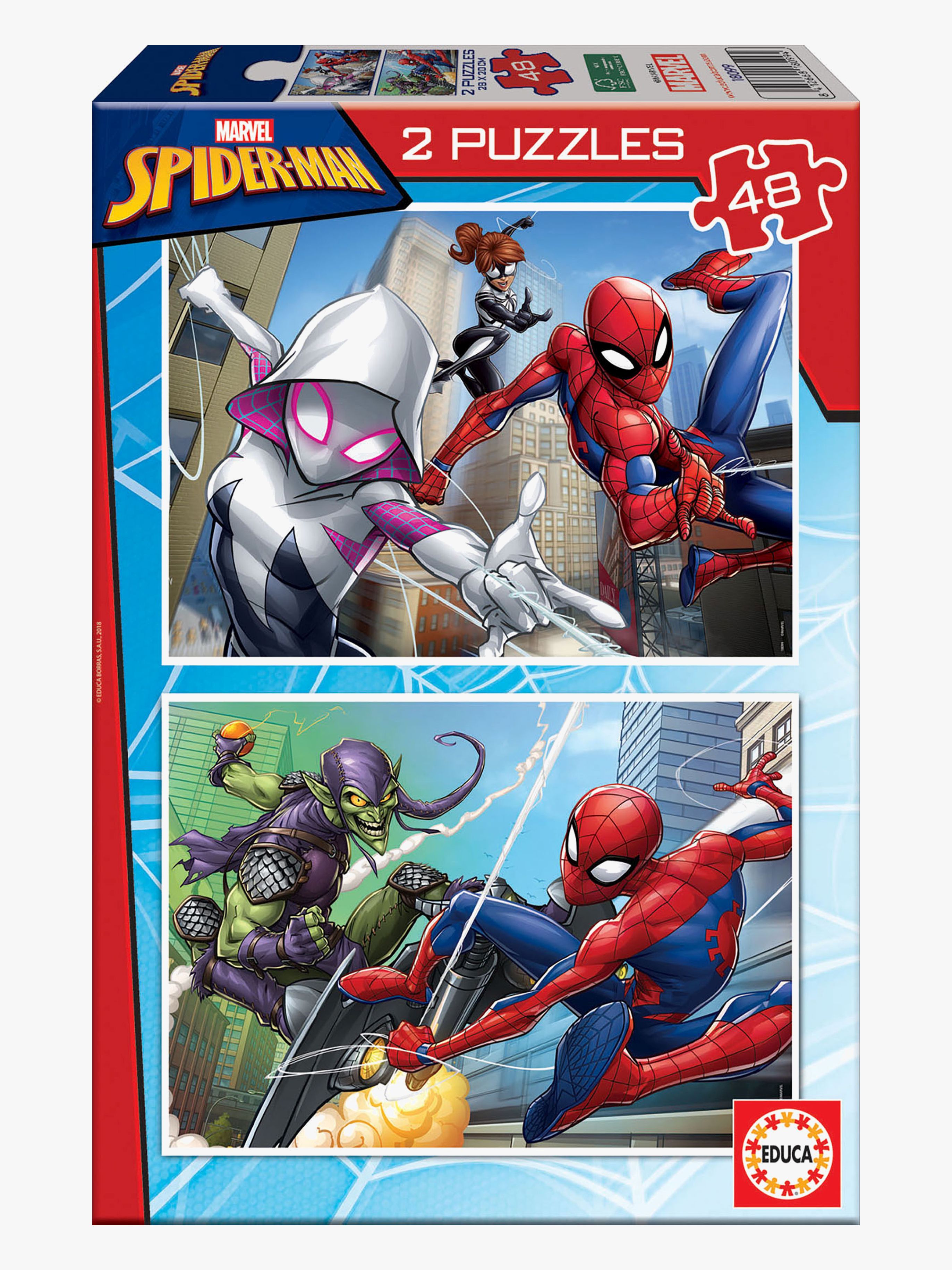 Educa Marvel Spider-Man Puzzles 2x48 Teile