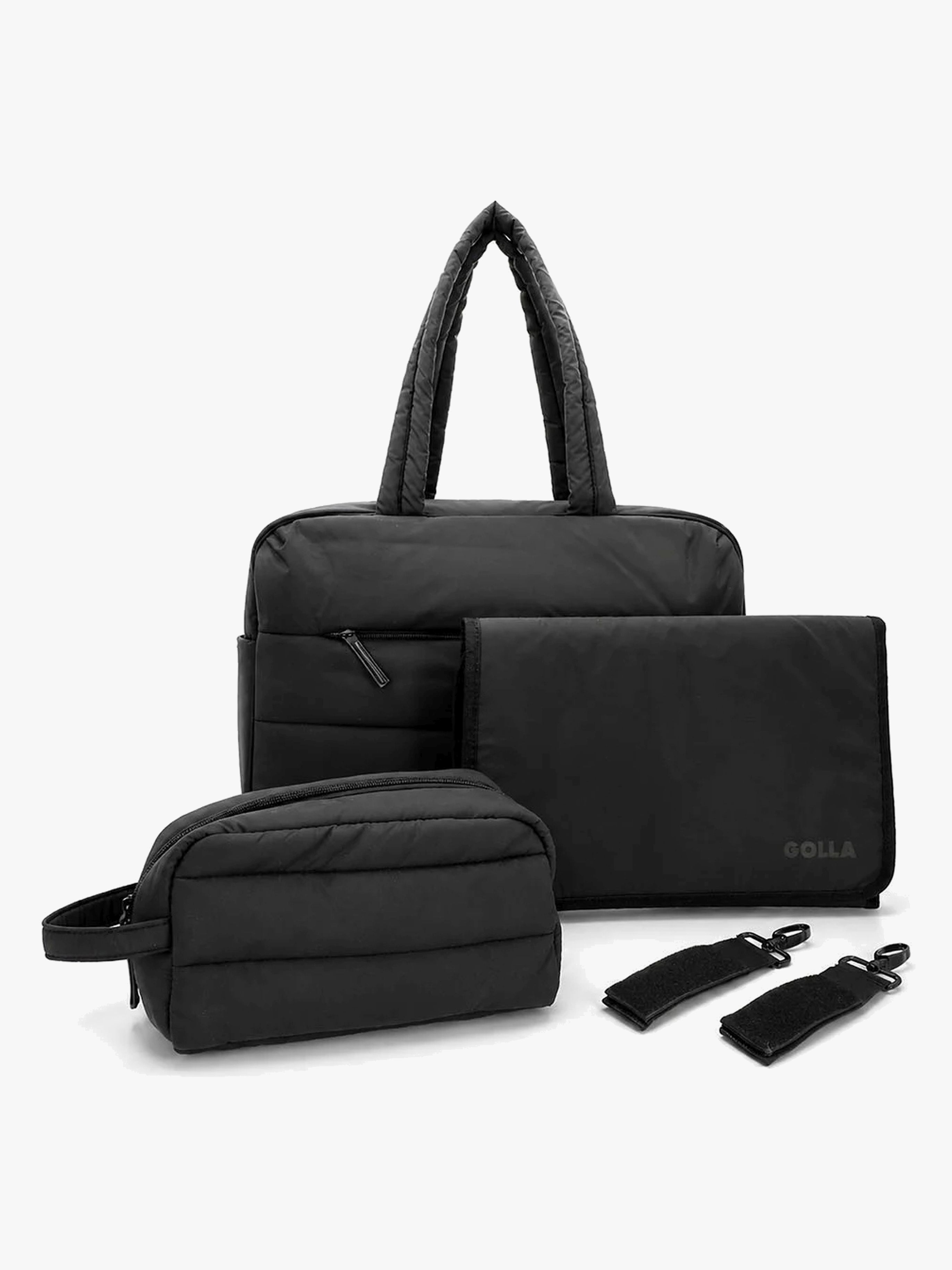 GOLLA Set Daisy Wickeltasche, Schwarz