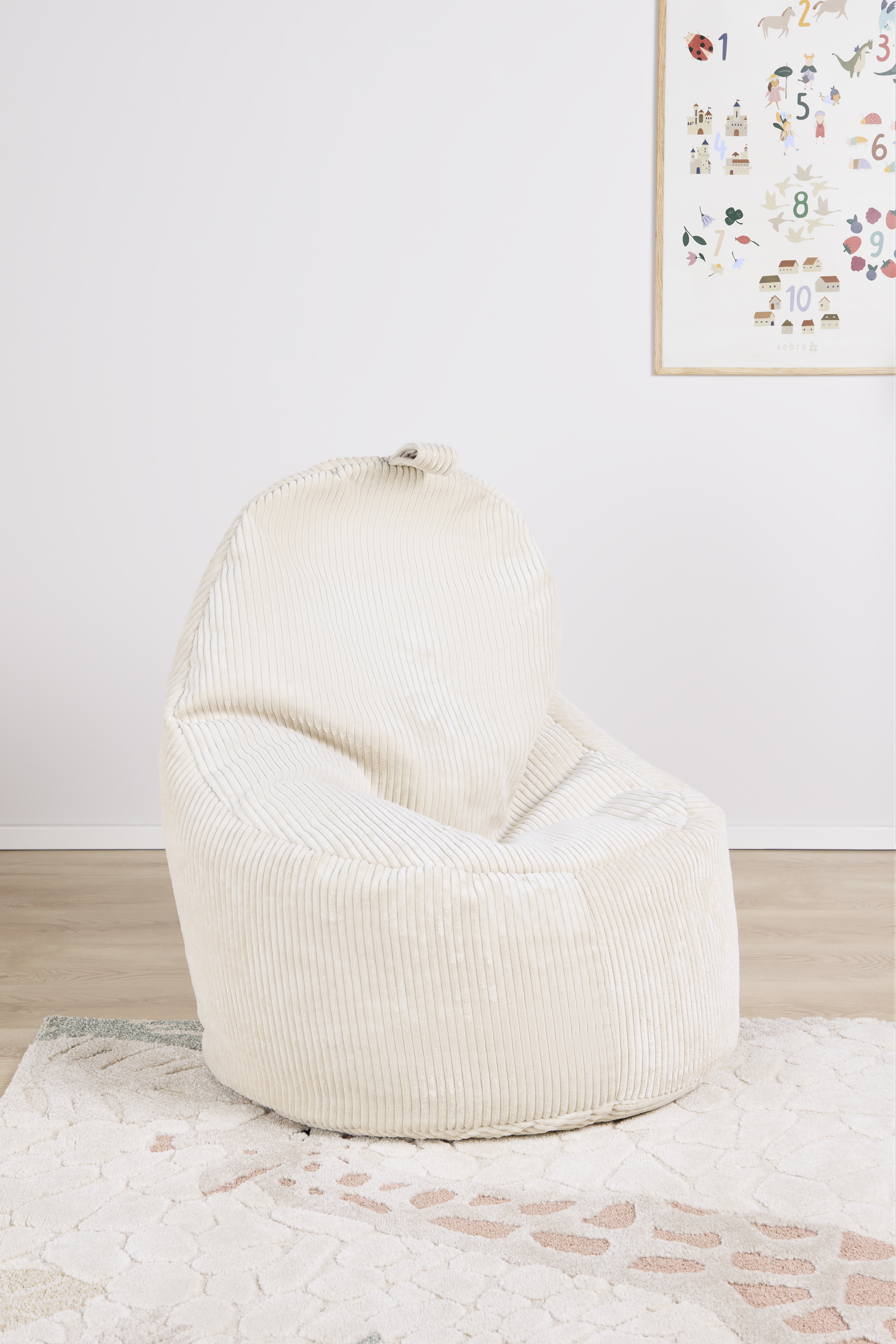 Yoko Sitzsack Samt, Beige