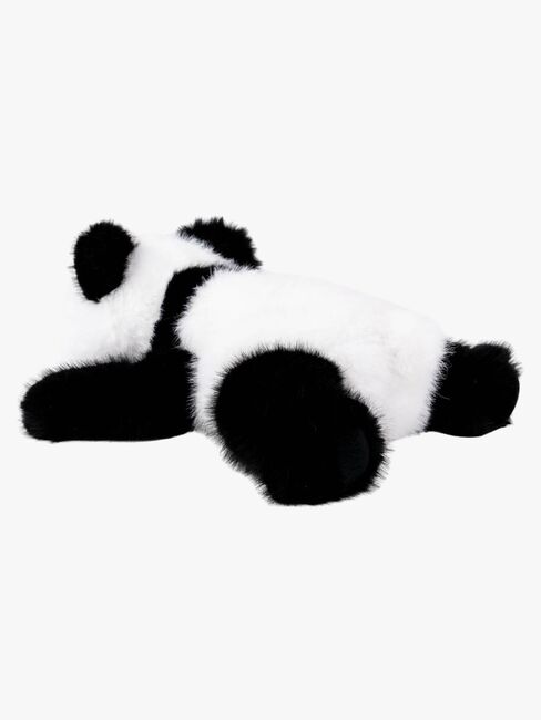 Teddykompaniet Plüschspielzeug Liegender Panda 28 cm, Schwarz/Weiß