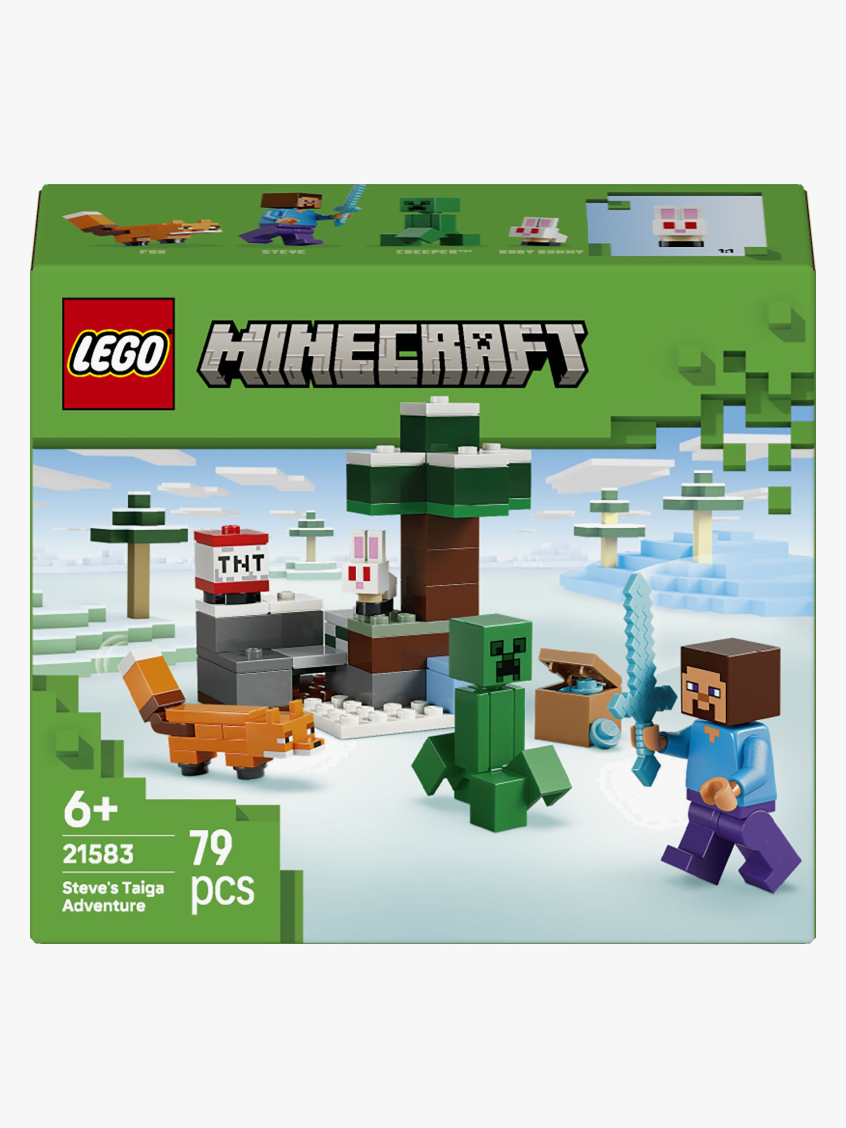 LEGO Minecraft 21583 Steves Abenteuer in der Taiga