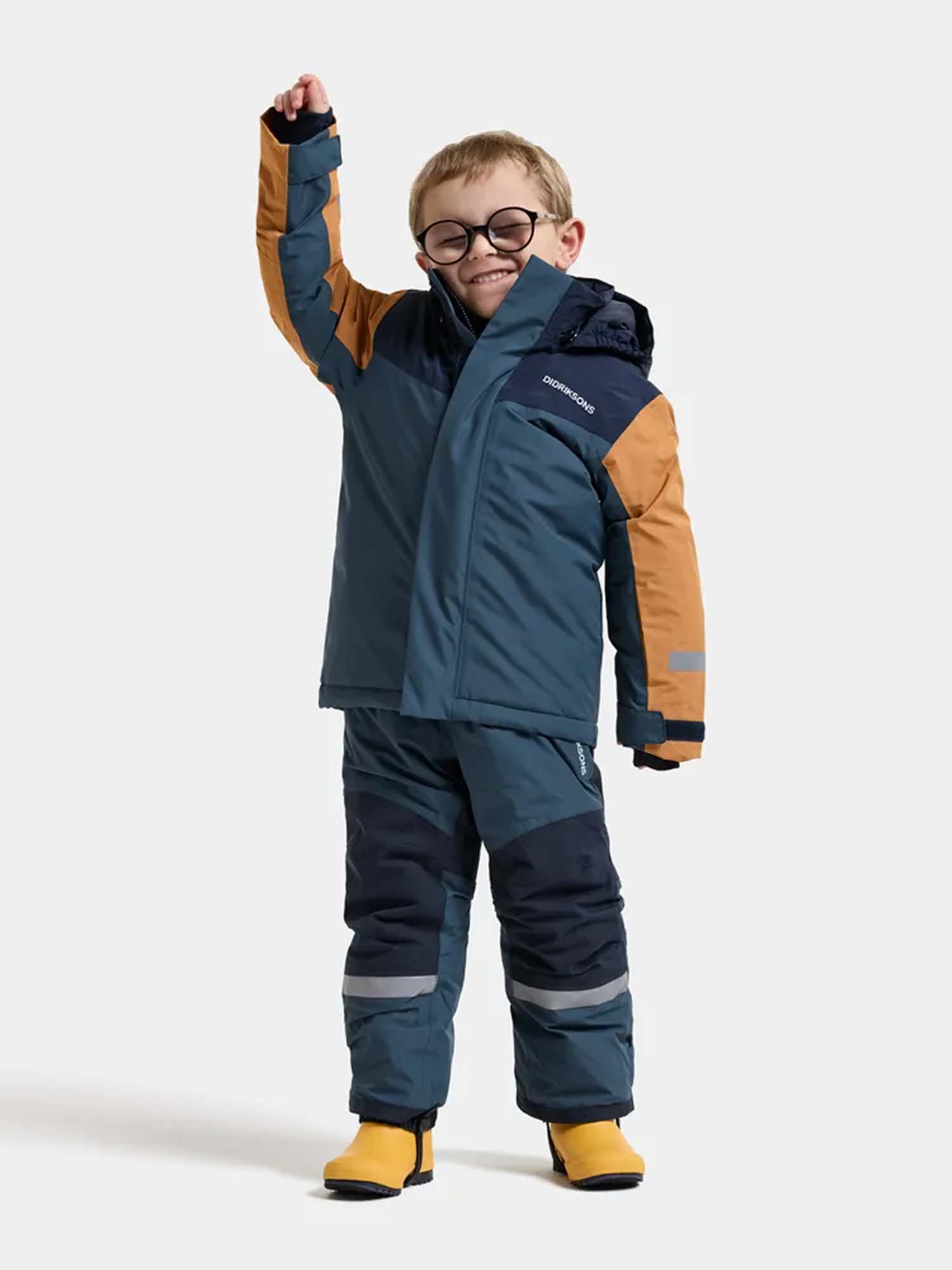 Didriksons Skare Skianzug, Mountain Blue, 120