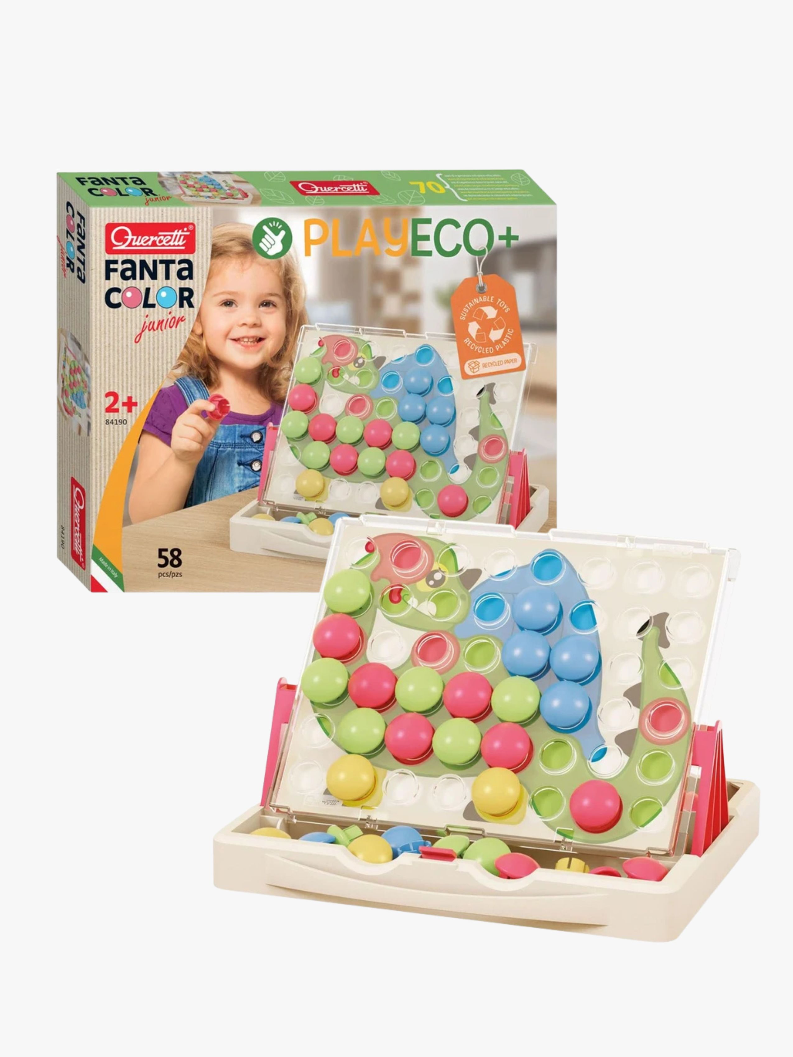 Quercetti Play ECO+ Aktivitätsspielzeug Fanta Color