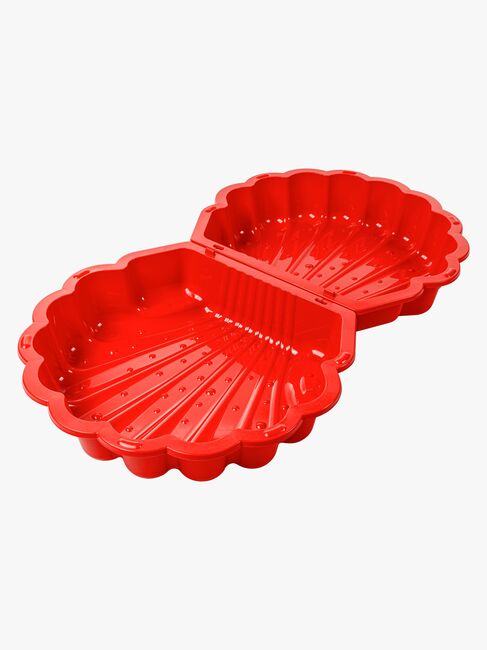 Swing King Muschel Sandkasten, Red