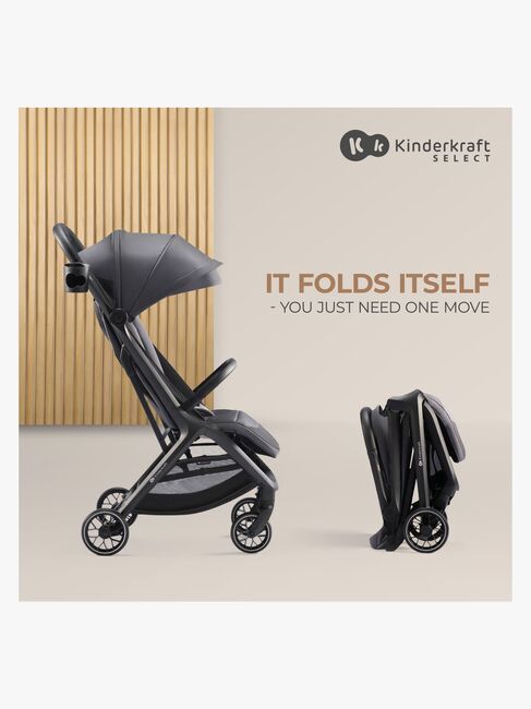 Kinderkraft NUBI 2 Kinderwagen, Cloudy Grey