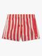 Swim Essentials Badehose, Lobster Stripe Beige/Red