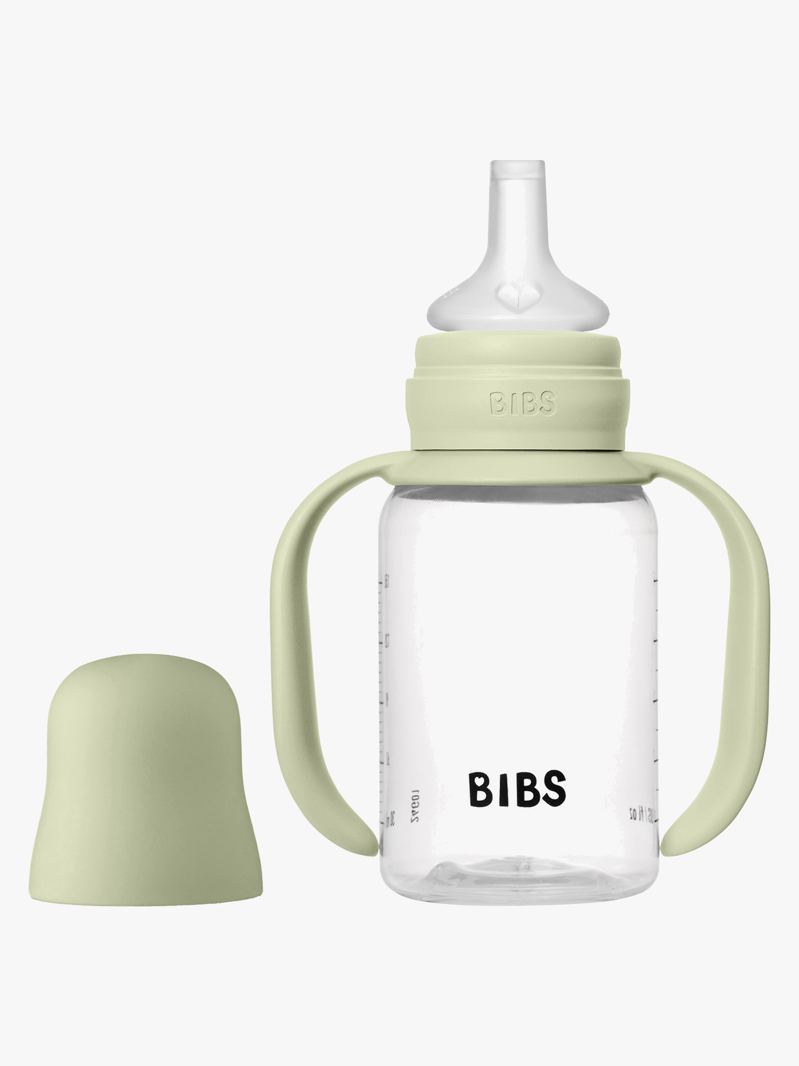 BIBS Fläschchen mit Ausguss Silicone 150 ml, Sage