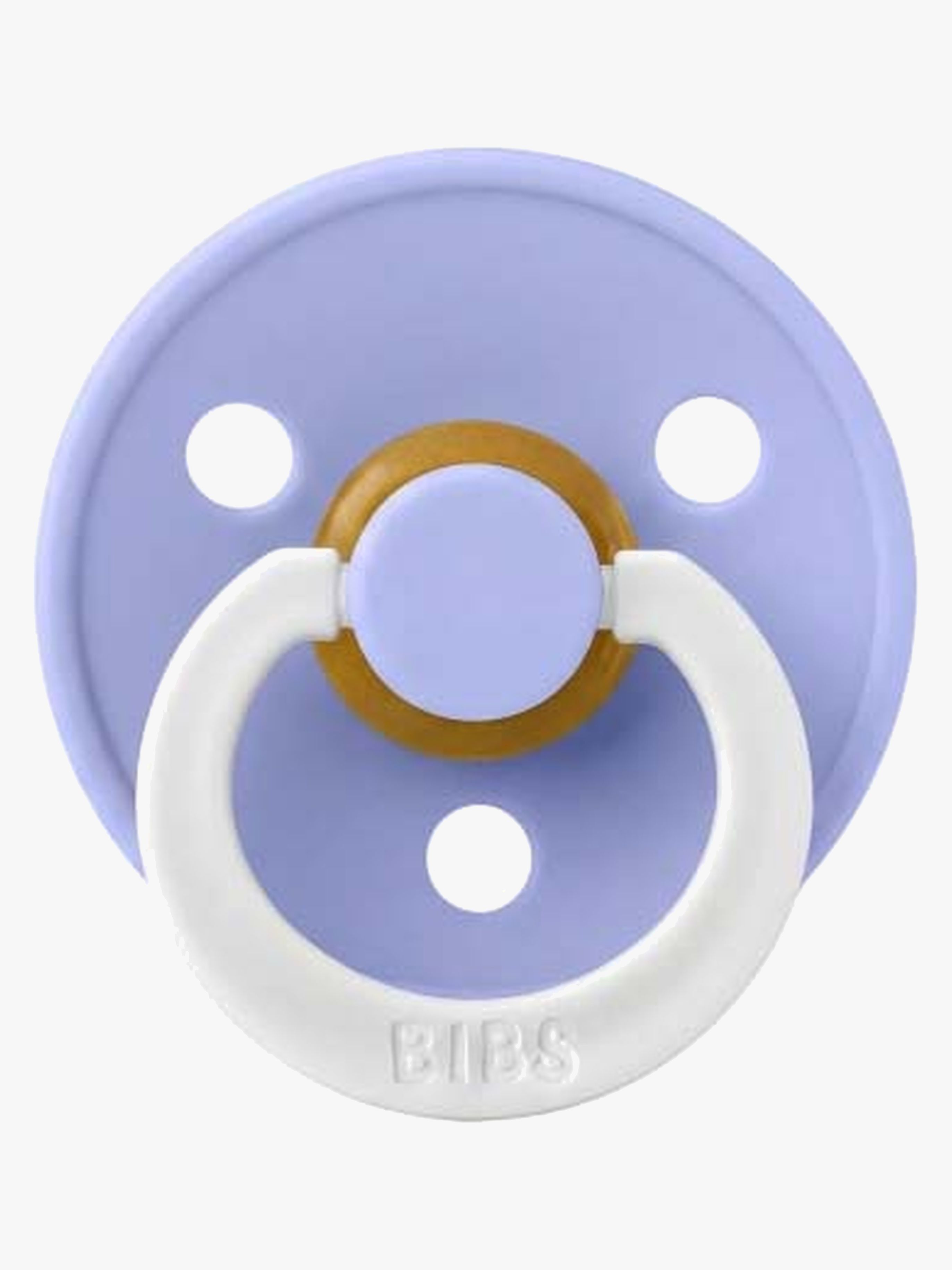 BIBS Colour Schnuller Latex Gr. 2, Hush GLOW