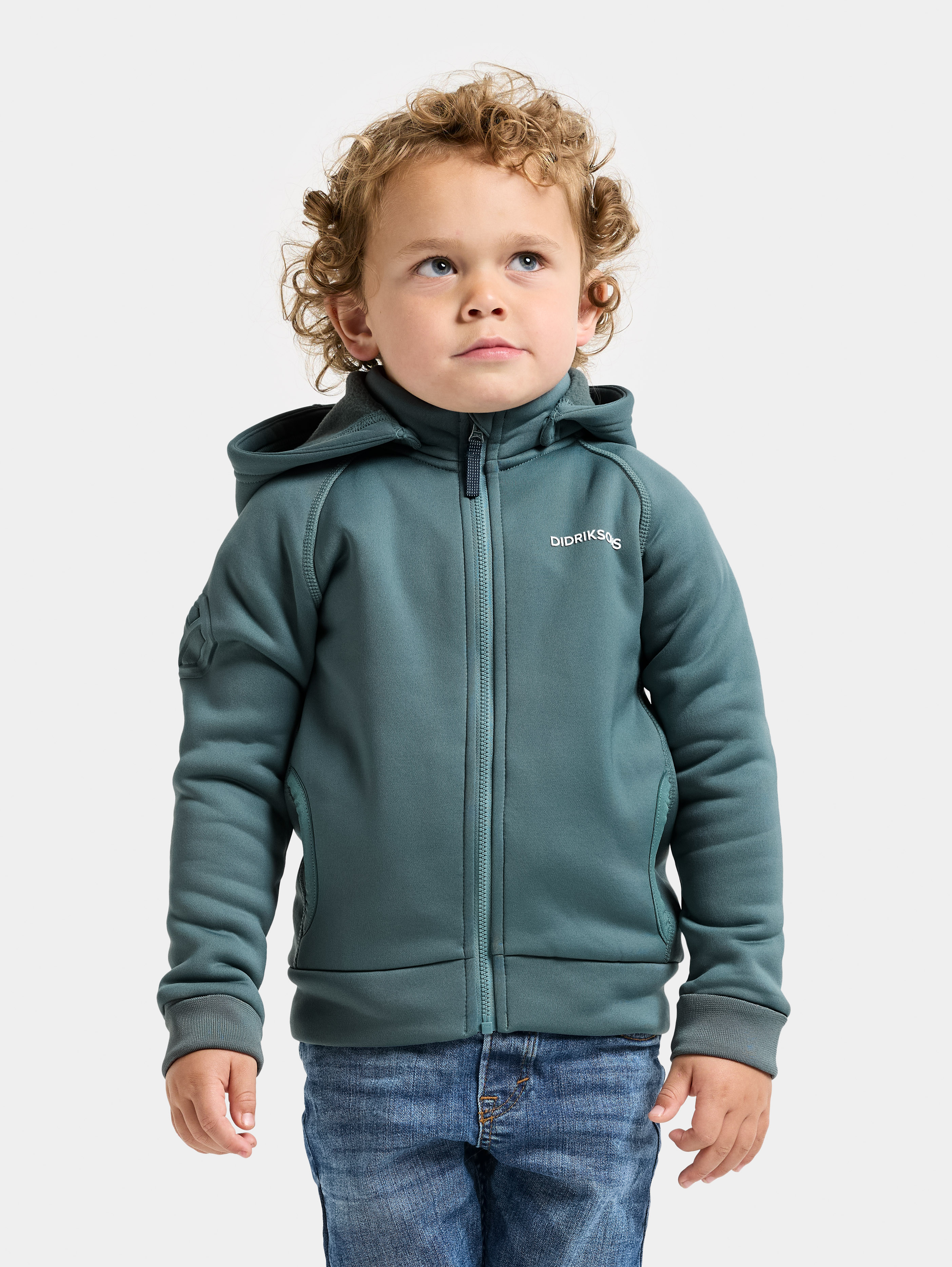 Didriksons Siljan Zipper-Jacke, Factory Blue, 110