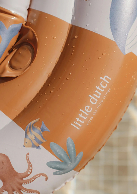 Little Dutch Ocean World Baby Schwimmring, Blue