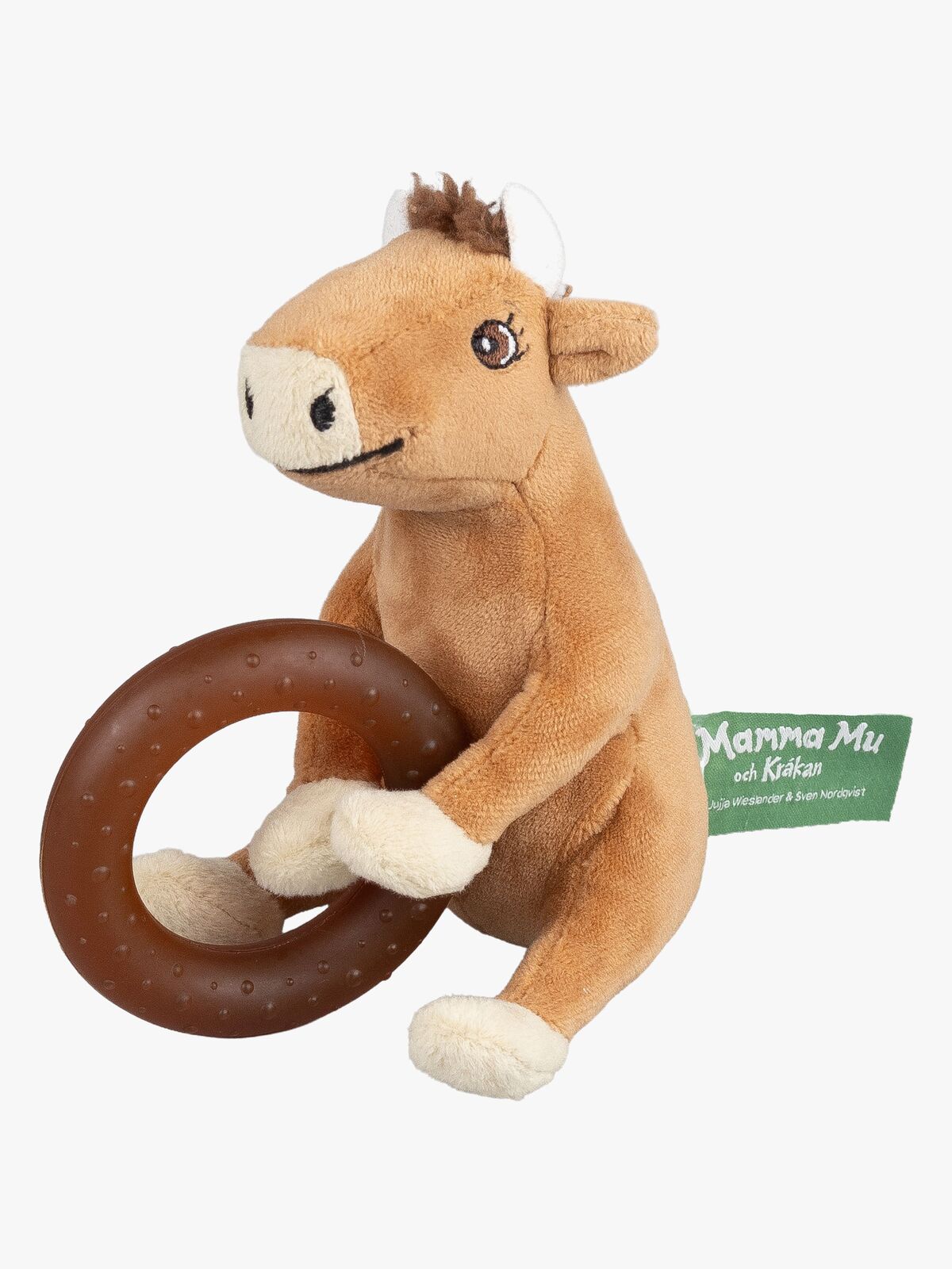 Mama Muh Beißspielzeug mit Naturkautschuk-Ring