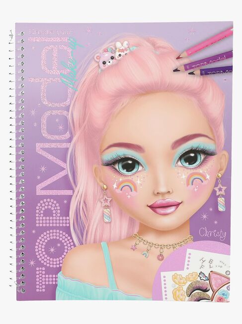 TOPModel Malbuch Create Your Glam Look