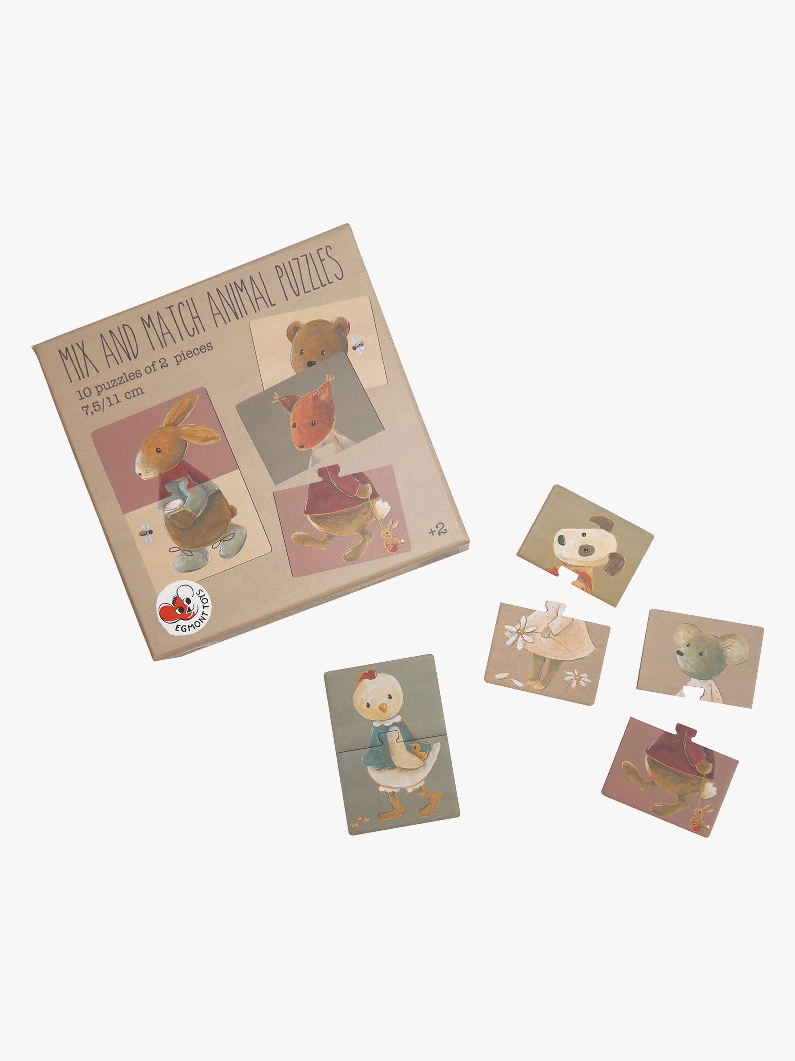 Egmont Toys Mix &  Match Puzzle Tiere 20 Teile