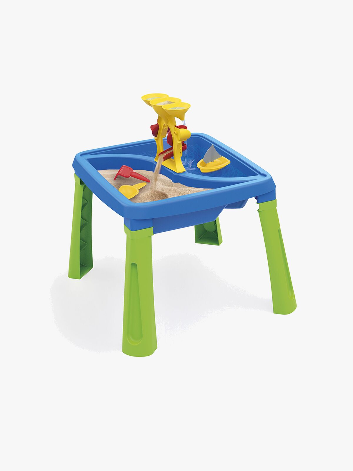 DOLU Sand, Water & Creativity 3-in-1 Spieltisch, Blau/Grün