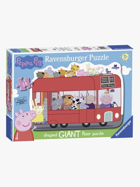 Ravensburger Bodenpuzzle Peppa Wutz Bus, 24 Teile