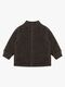 Mikk-Line Wollfilz-Jacke Kind, Dark Brown Melange