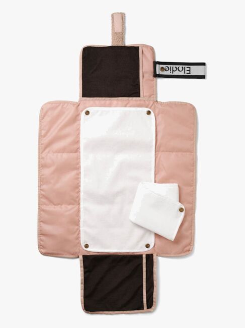 Elodie Tragbare Wickelunterlage, Pink Bouclé