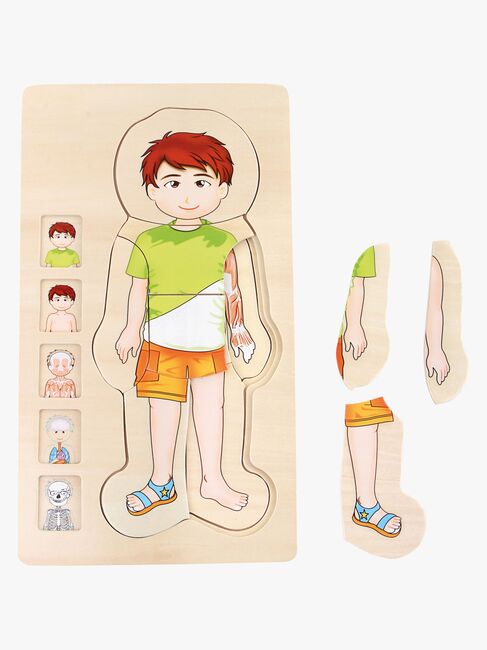 Small Foot Puzzle Anatomie, Grün