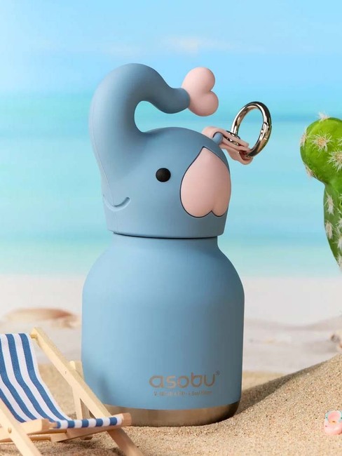 Asobu Bestie Mini Trinkflasche Elefant, Blau IBV44-ELEPHANT-4840_4a.jpg