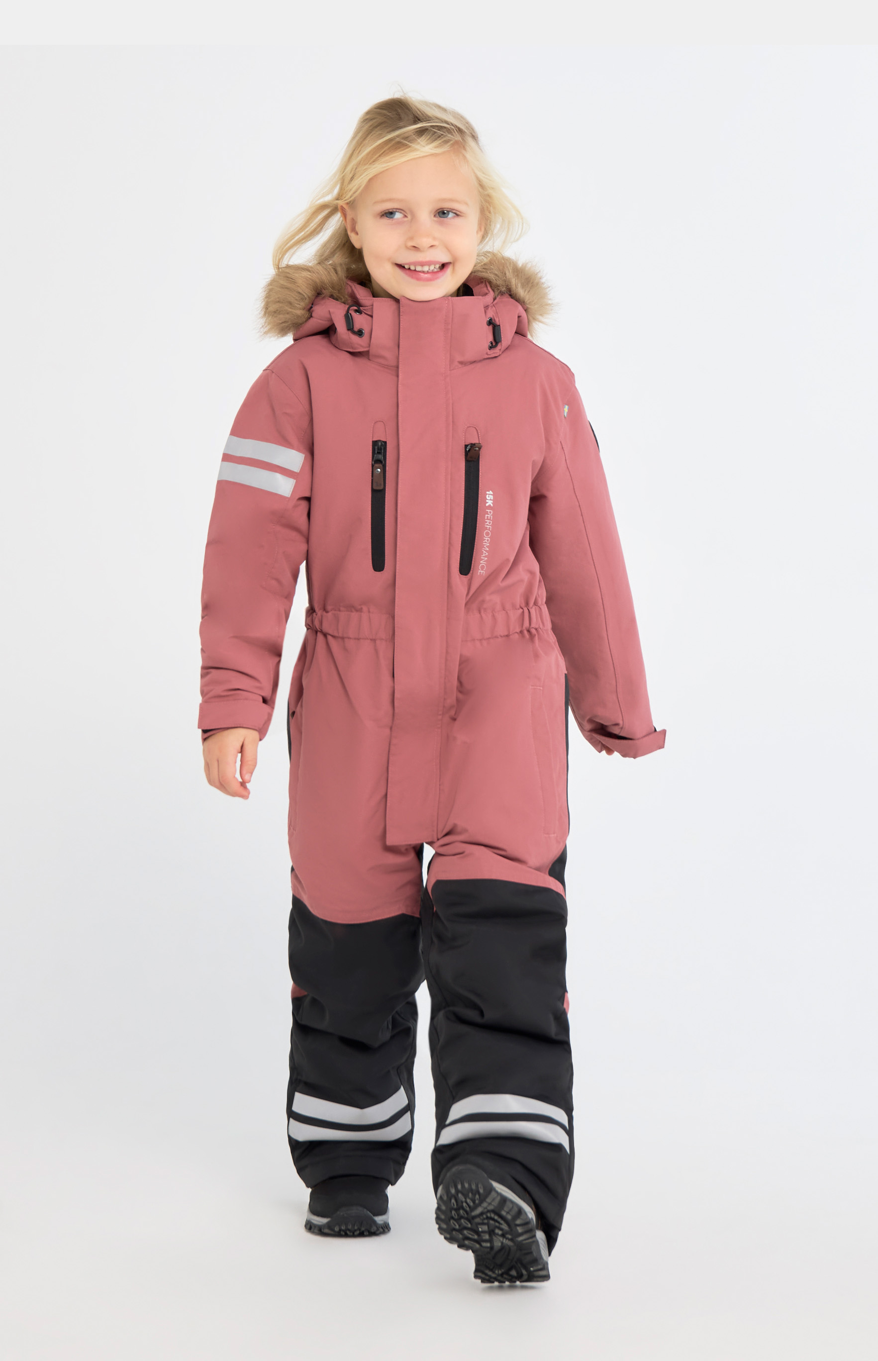 Lindberg Polar Schneeanzug, Dunkelrosa, 140