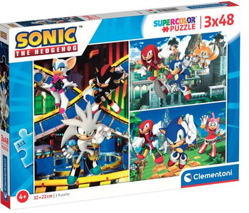 Sonic Puzzles 3x48 Teile