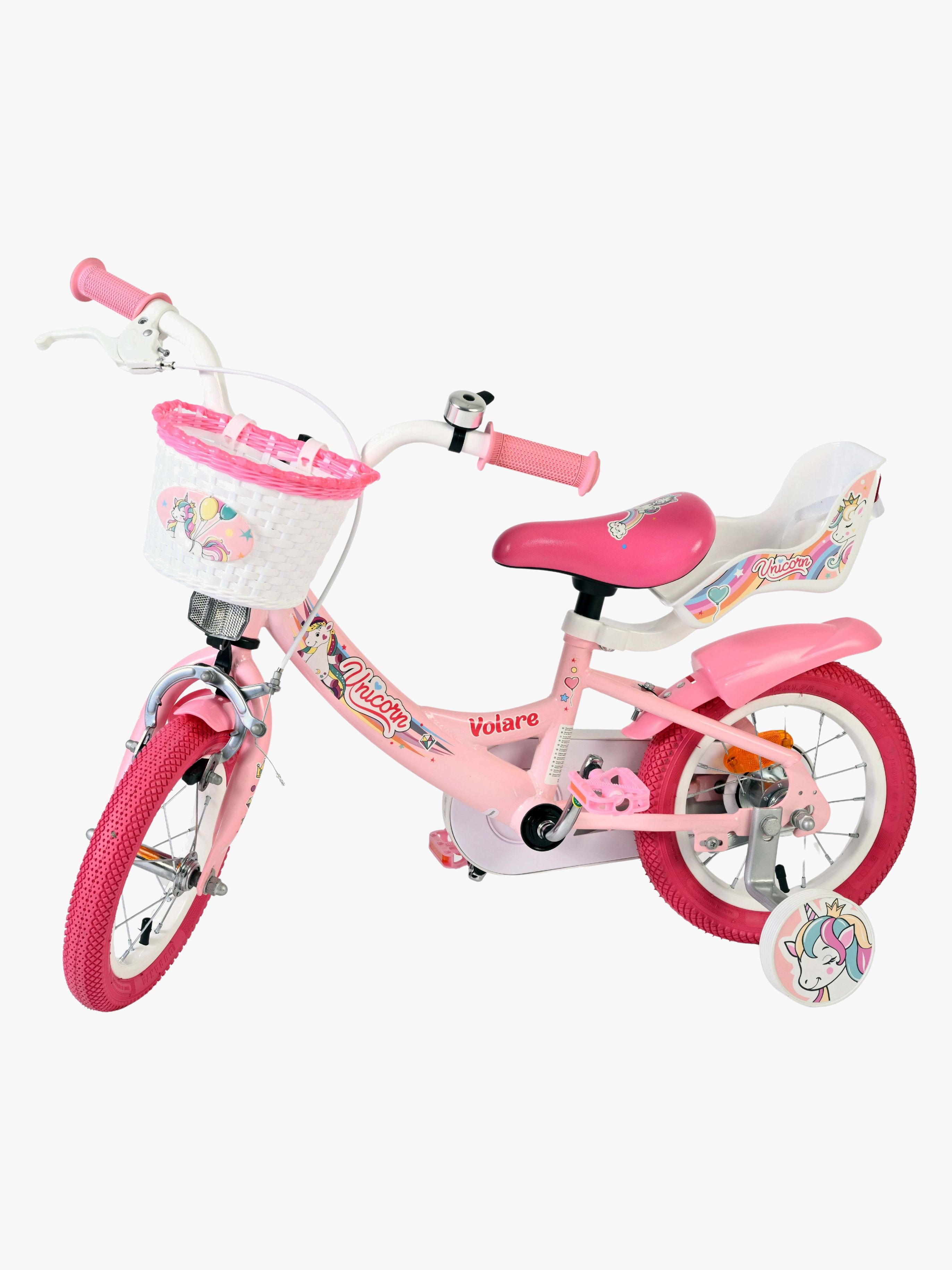 Unicorn Kinderfahrrad 12 Zoll, Rosa
