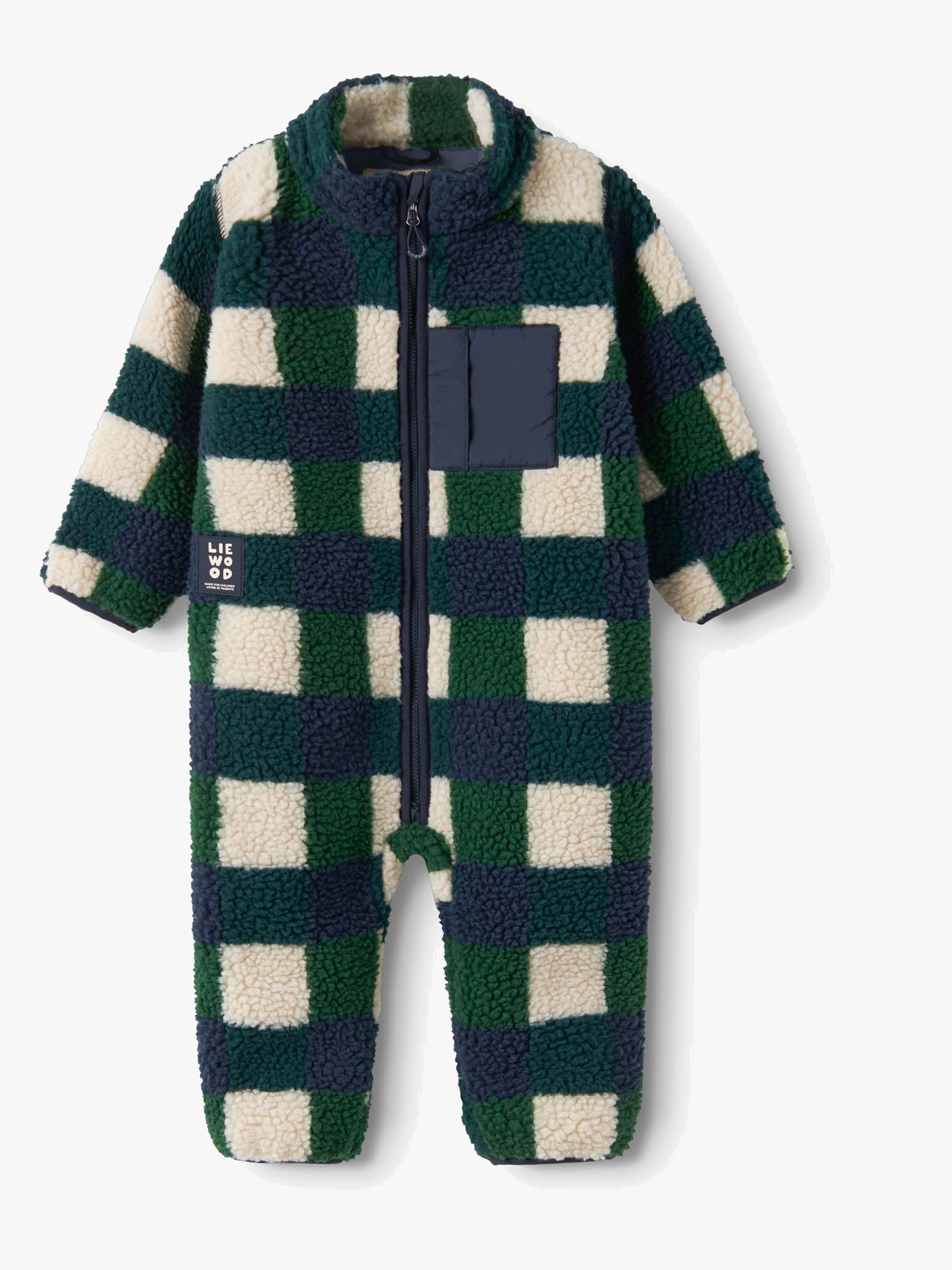 LIEWOOD Nolano Teddy Overall, Mega Check/Bright Garden, 86