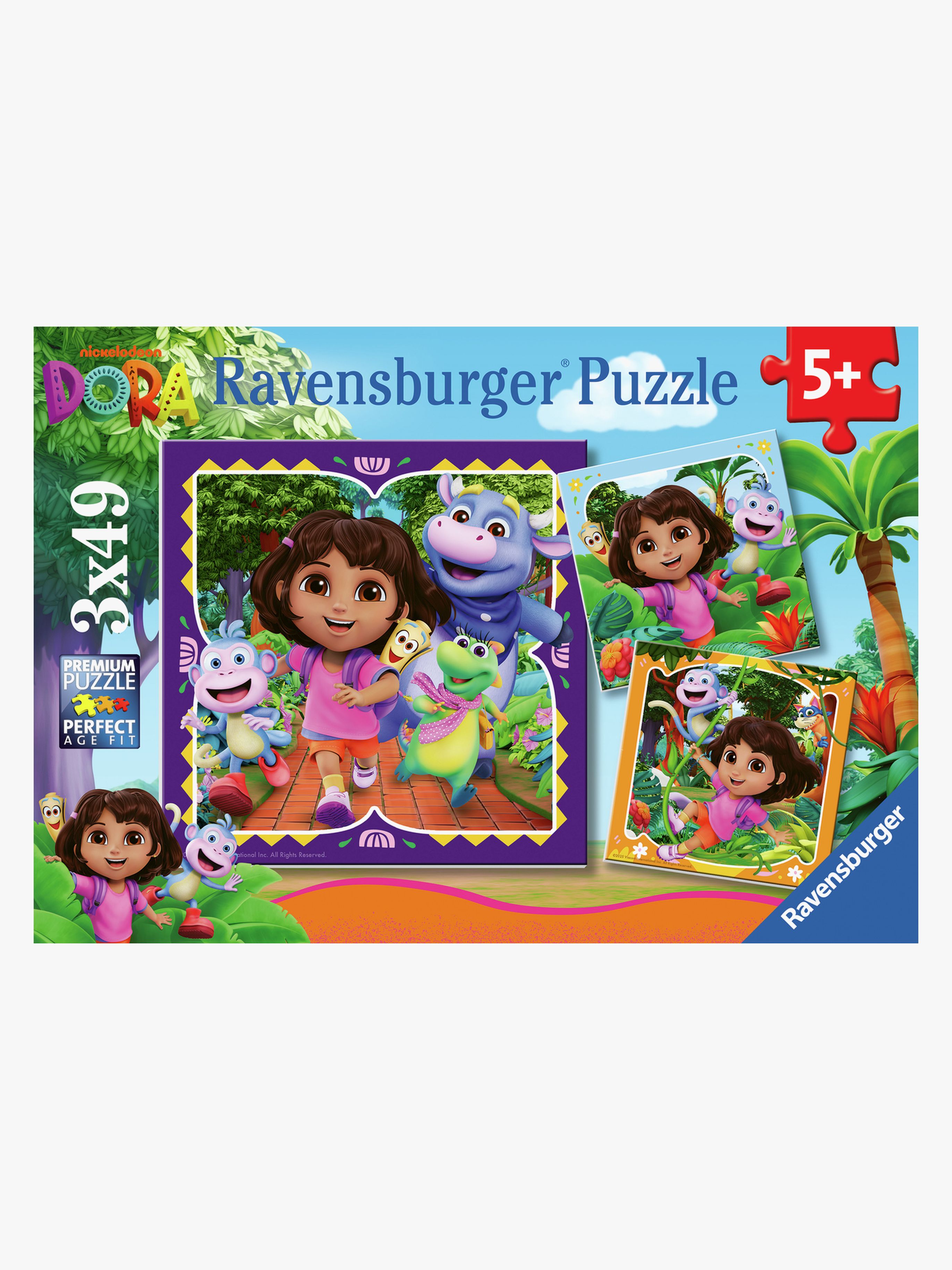 Dora The Explorer Puzzles 3x49 Teile