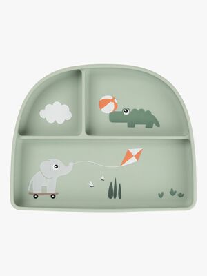 Done By Deer Playground Unterteilter Teller, Green